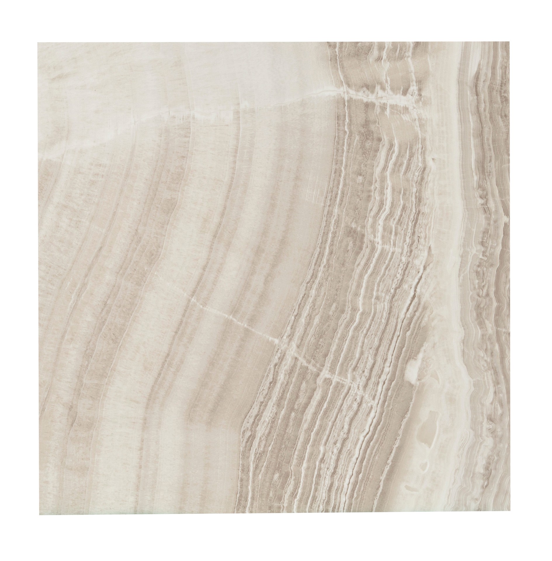 slide 2 of 6, Style Selections Sorrento Marble Marble look 4-mil x 18-in W x 18-in L Groutable Peel and Stick Luxury Vinyl Tile Flooring ( 2.25-sq ft Piece ), 1 ct