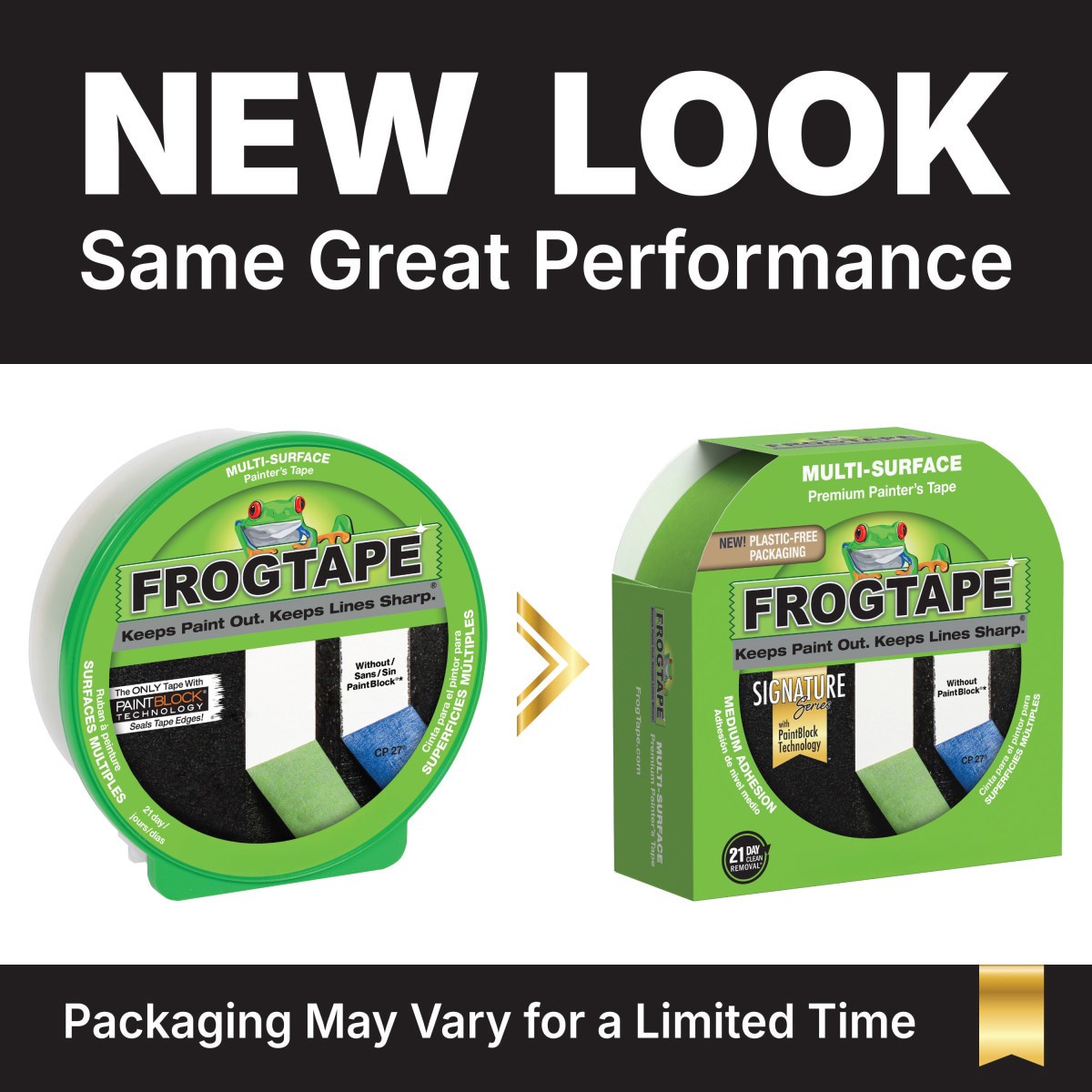 slide 2 of 6, FrogTape Multi-Surface 1.88-in x 60 Yard(s) Painters Tape, 1 ct