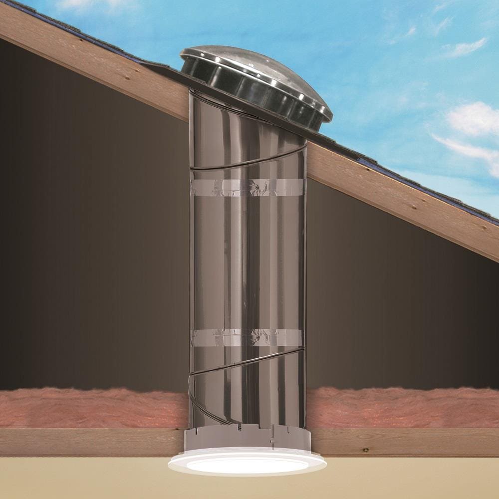 slide 5 of 6, VELUX TSR 10-in x 48-in Acrylic Self-flashing Aluminum Tubular Skylight, 1 ct