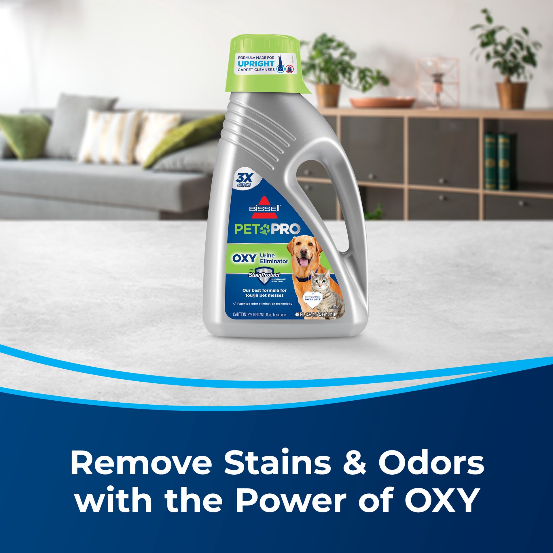 slide 6 of 6, BISSELL ProHeat 2X Revolution Pet Pro Plus Made for Pet Hair Carpet Cleaner with Rotating Brush, 1 ct