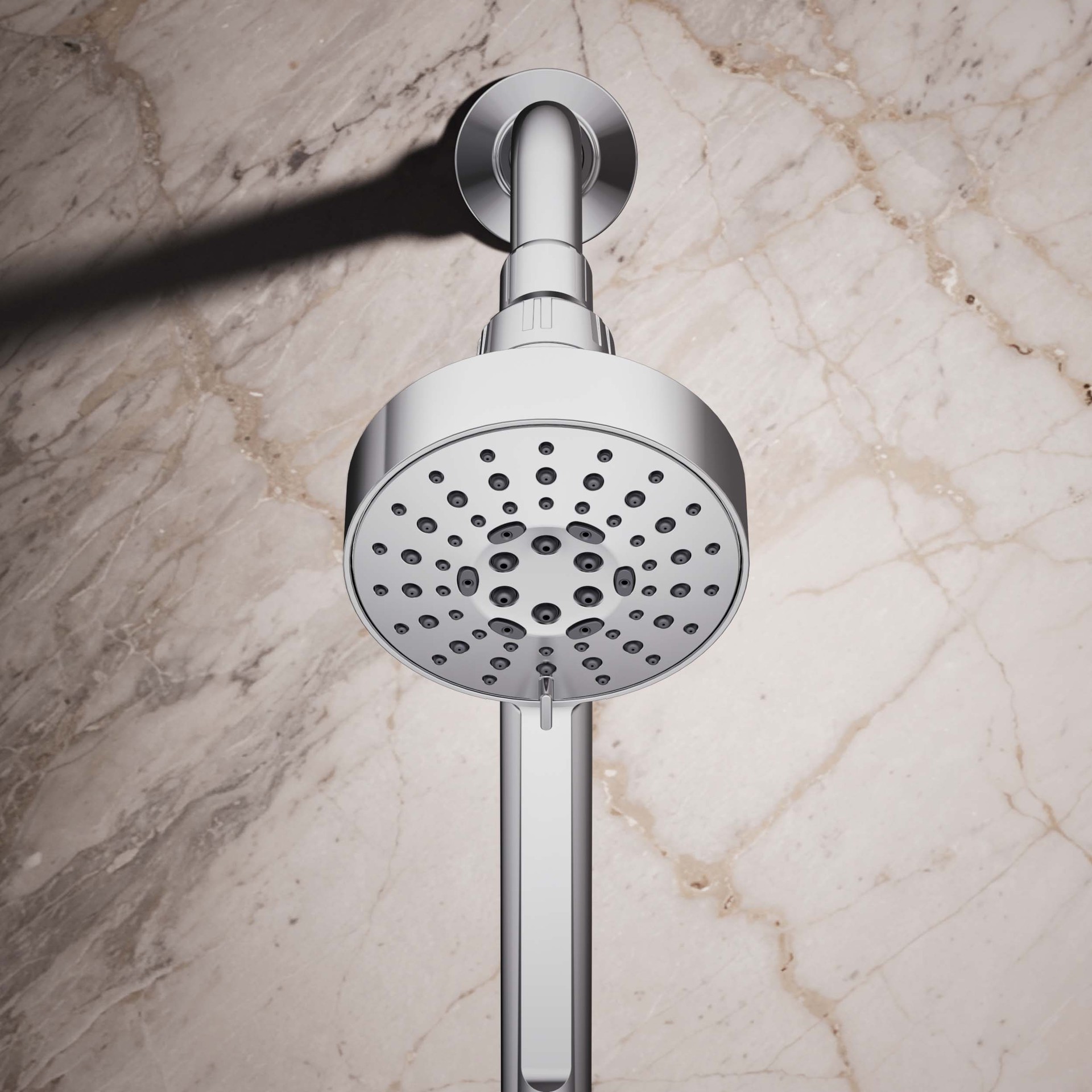 slide 5 of 6, KOHLER Premise 3 -Spray Polished Chrome 4.31-in Round Handheld Shower Head 1.75 GPM, 1 ct