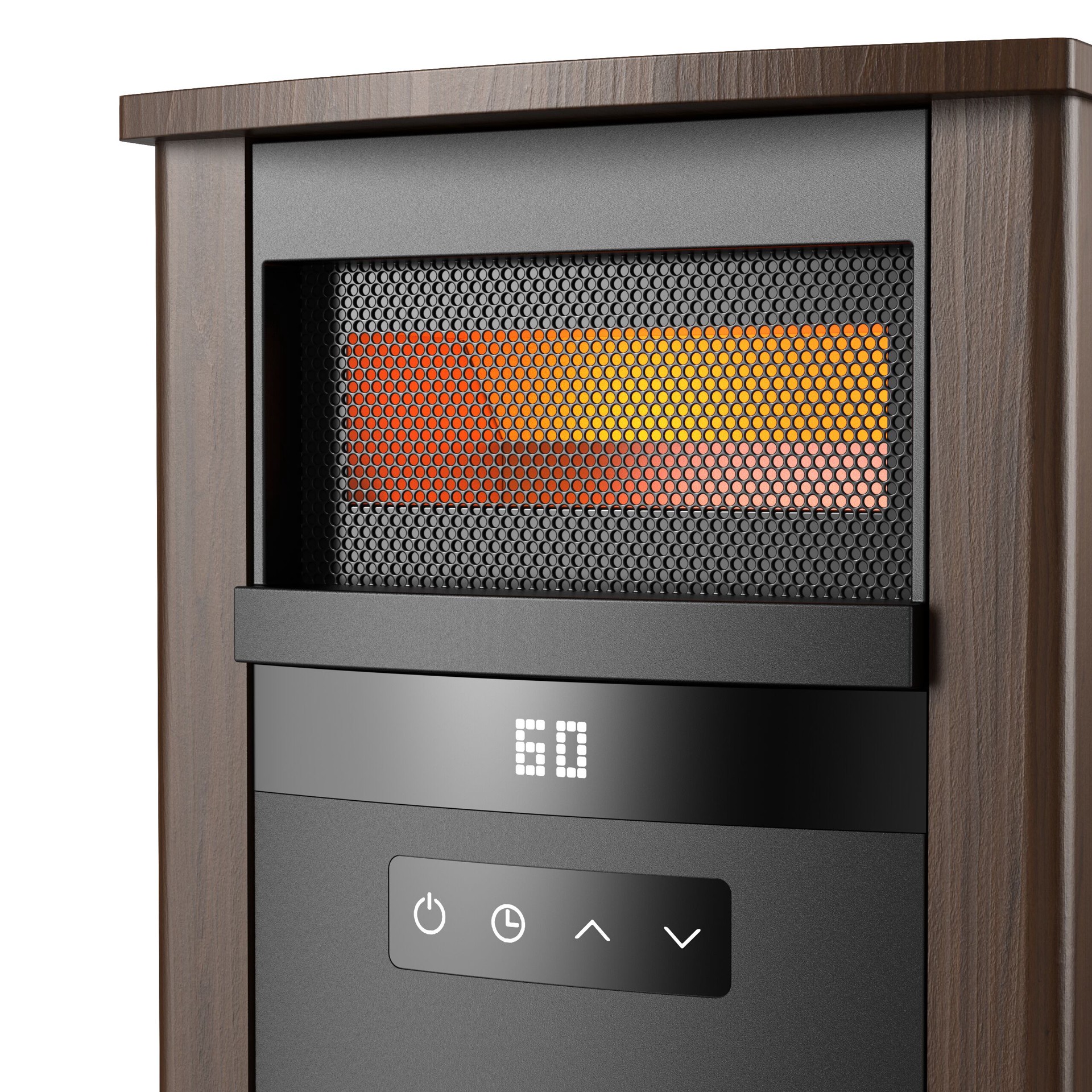 slide 5 of 6, Utilitech 1500 -Watt Infrared quartz Cabinet Indoor Electric Space Heater with Thermostat with Remote, 1 ct