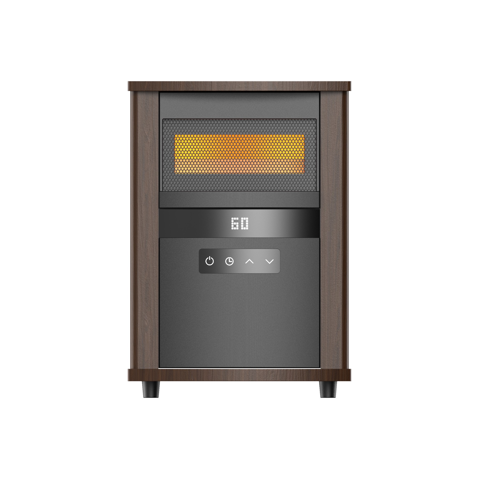 slide 1 of 6, Utilitech 1500 -Watt Infrared quartz Cabinet Indoor Electric Space Heater with Thermostat with Remote, 1 ct