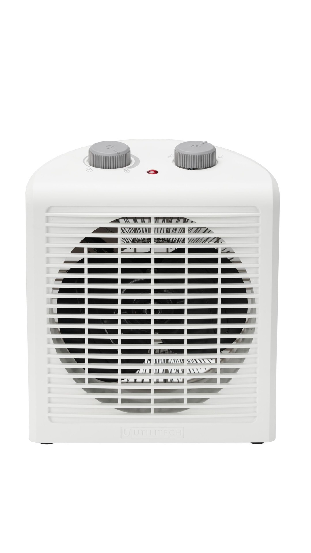slide 1 of 6, Utilitech 1500 -Watt Fan Compact personal Indoor Electric Space Heater with Thermostat, 1 ct