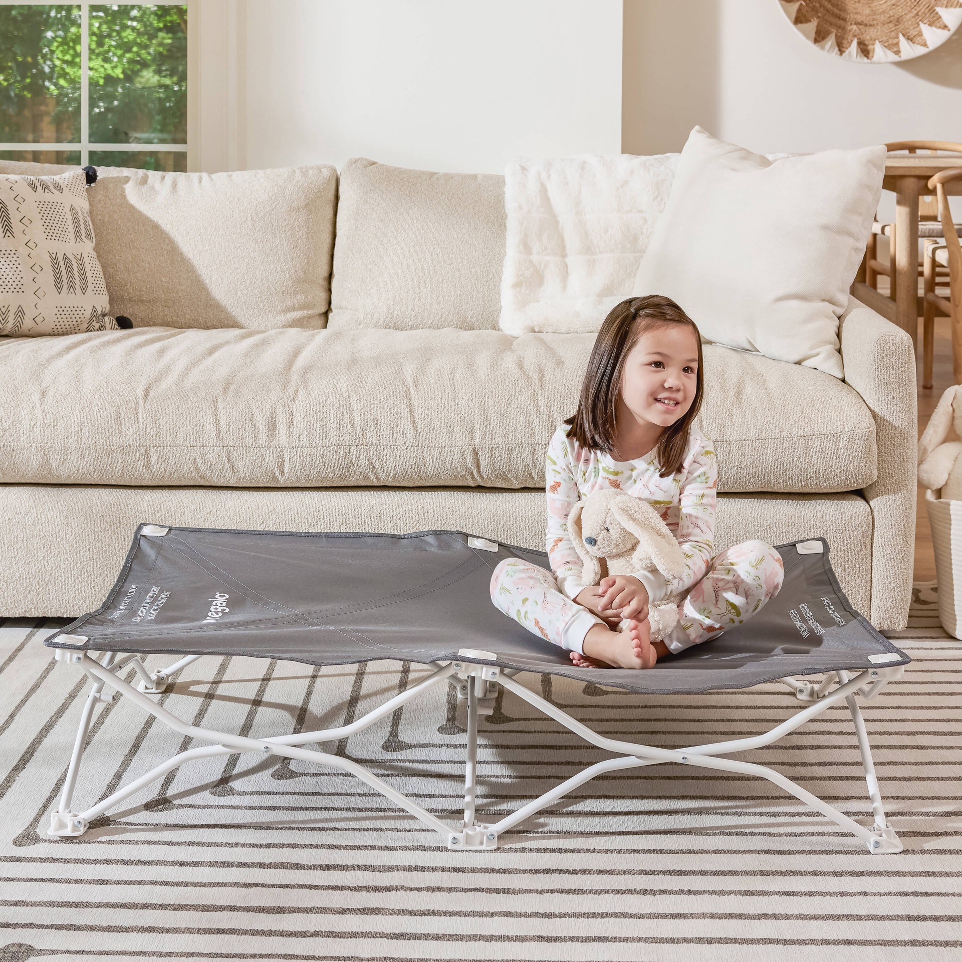 slide 2 of 5, Regalo Gray Toddler Bed, 1 ct