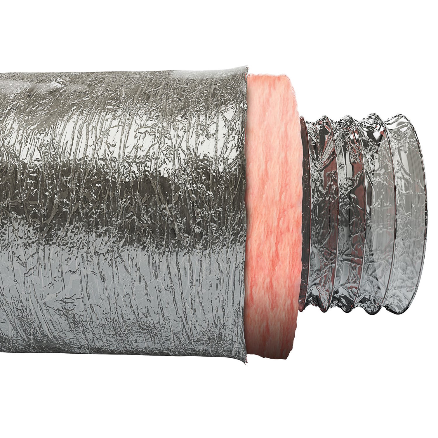 slide 3 of 6, IMPERIAL 7-in x 25.0-ft Polyester Insulated Flexible Duct 8 - R, 1 ct