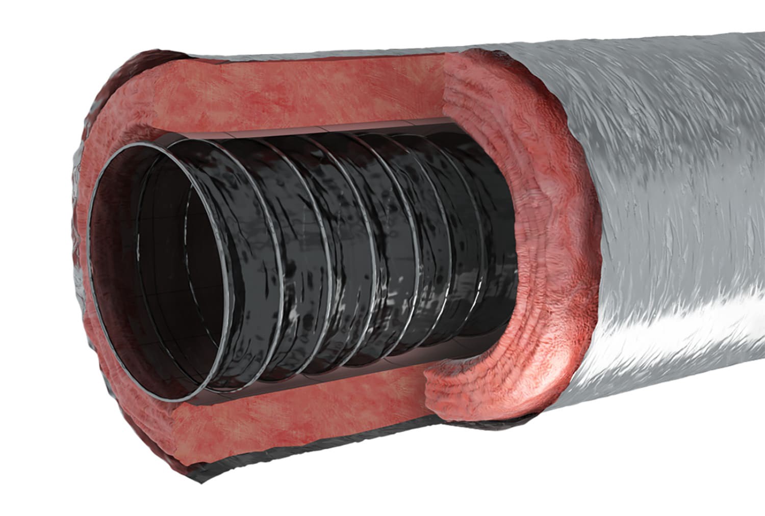 slide 6 of 6, IMPERIAL 5-in x 25.0-ft Polyester Insulated Flexible Duct 8 - R, 1 ct