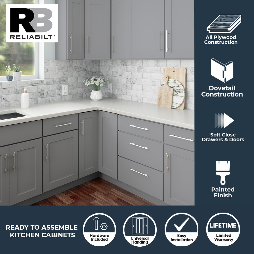 slide 2 of 6, RELIABILT Cabinet Touch-up Kit 7.24-in W x 0.88-in H x 2.01-in D Gray Painted, 1 ct