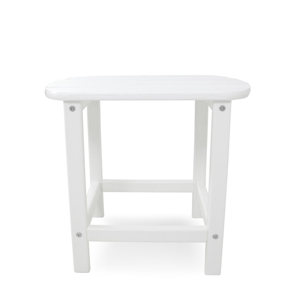 slide 2 of 6, POLYWOOD South Beach Oval Outdoor End Table 15.13-in W x 19.12-in L, 1 ct