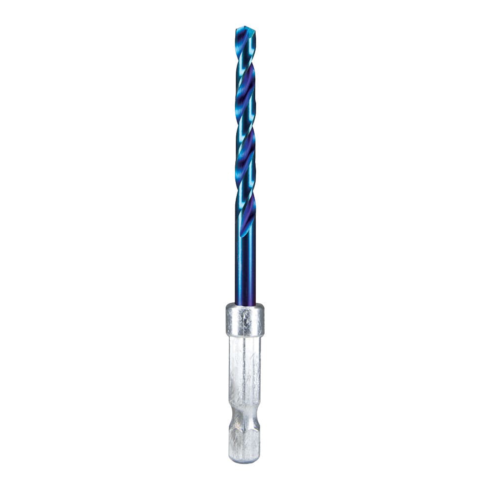 slide 1 of 6, Spyder Stinger Mach-Blue 11/64-in x 3-1/2-in High-speed Steel Jobber Length Twist Drill Bit, 1 ct