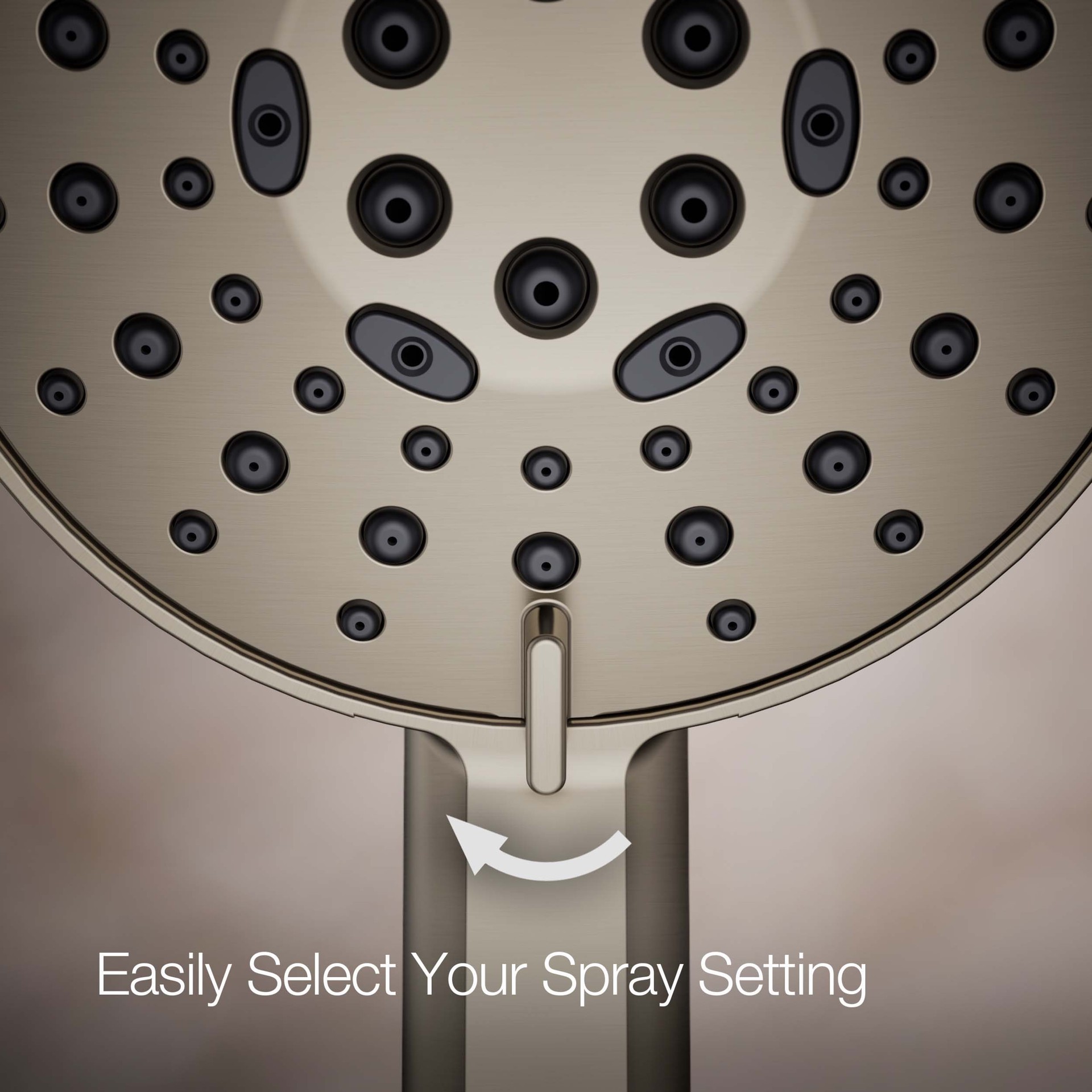 slide 6 of 6, KOHLER Premise 3 -Spray Vibrant Brushed Nickel 4.31-in Round Handheld Shower Head 1.75 GPM, 1 ct