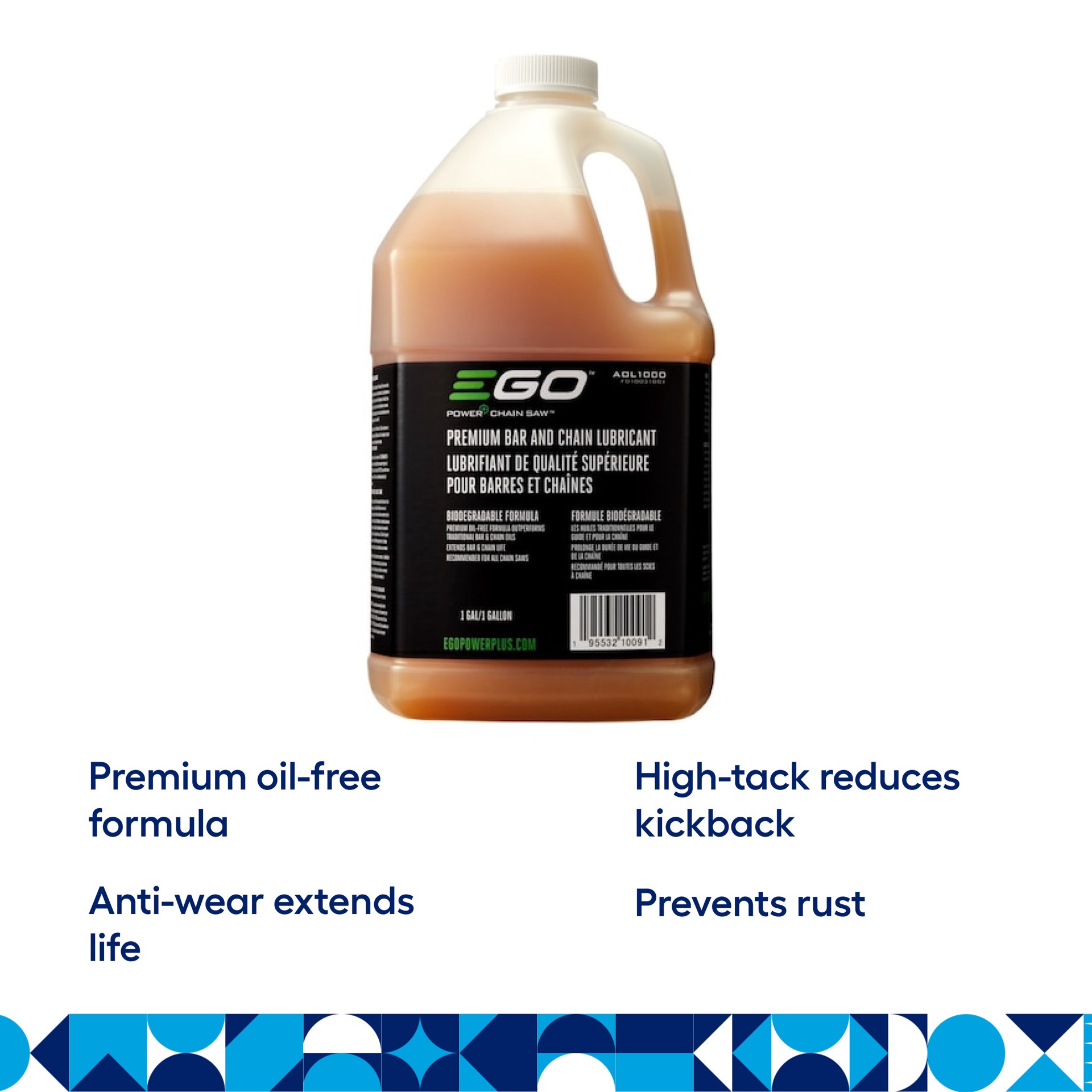 slide 2 of 2, EGO 128-oz Synthetic blend Bar and Chain Oil, 1 ct