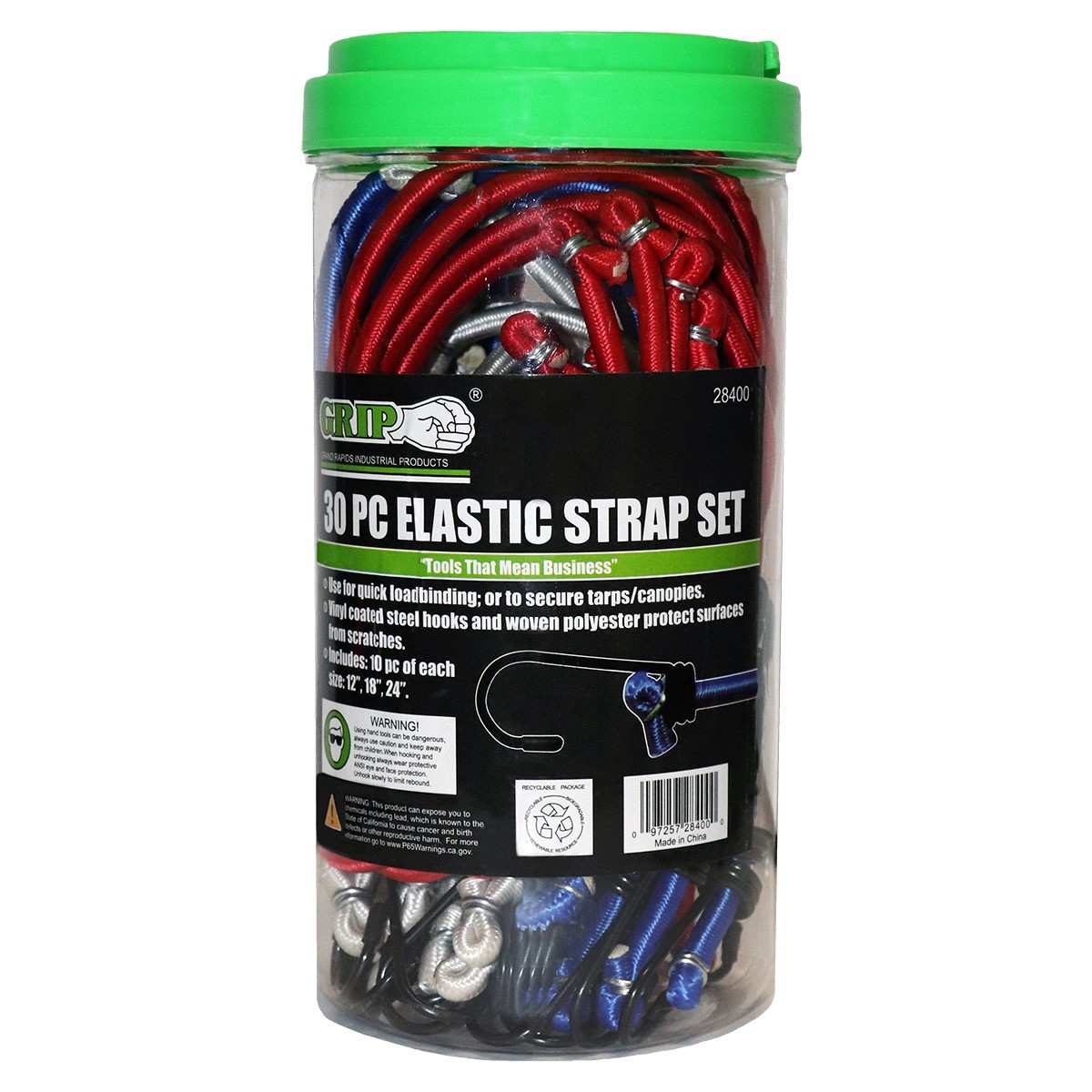 slide 5 of 5, Grip-on Tools 15-in Steel Holddown High wind and seismic 30 -Pack, 1 ct