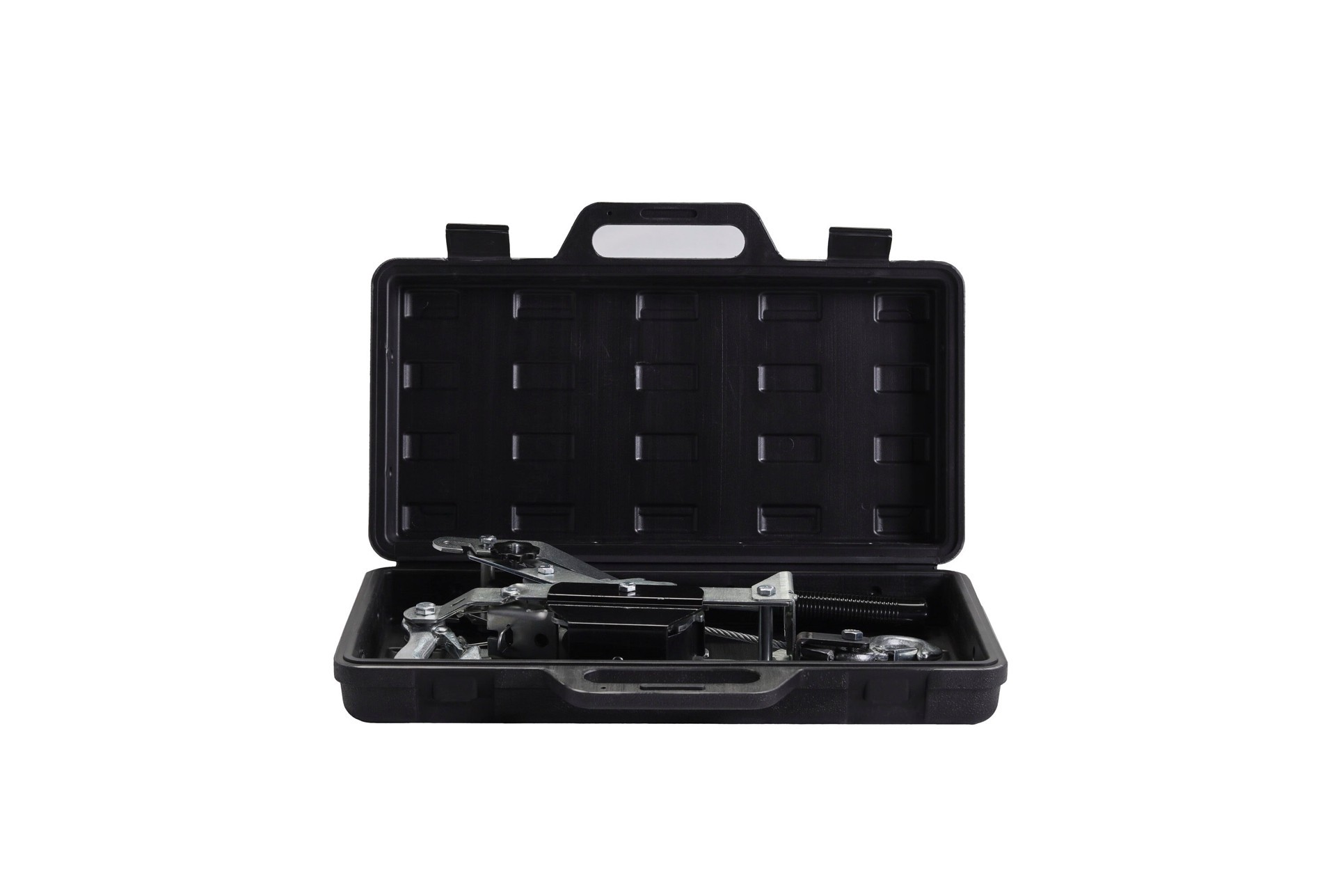 slide 2 of 6, X-POWER 1500-lb 15-ft Steel Cable Puller Winch, 1 ct