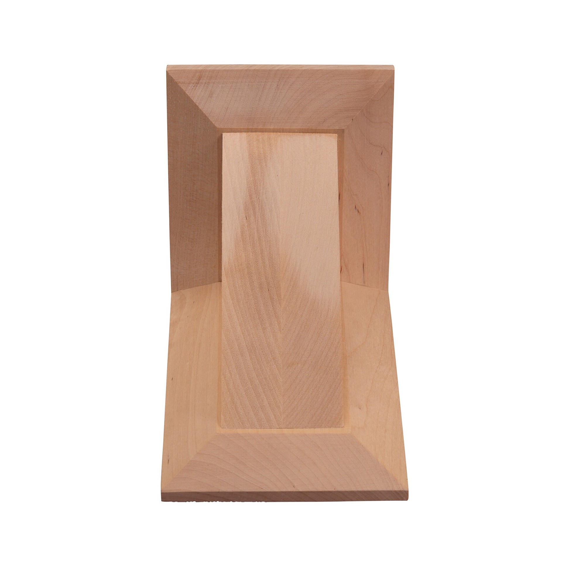 slide 3 of 5, Ornamental Mouldings 5-in x 4-1/4-in x 7-in Unfinished Birch Wood Paintable/Stainable Corbel, 1 ct