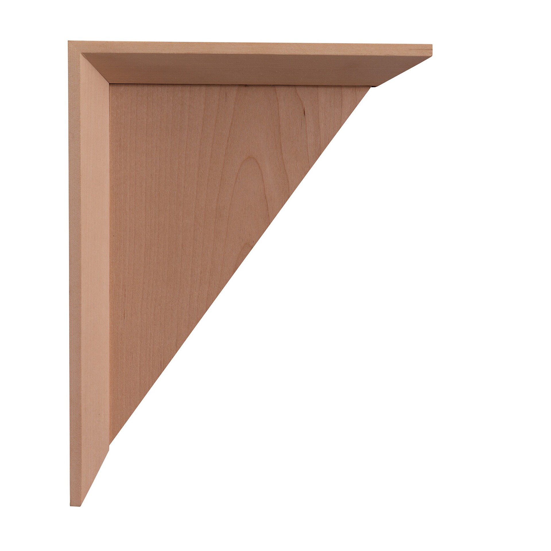 slide 2 of 5, Ornamental Mouldings 2-7/8-in x 7-in x 9-in Unfinished Birch Wood Paintable/Stainable Corbel, 1 ct