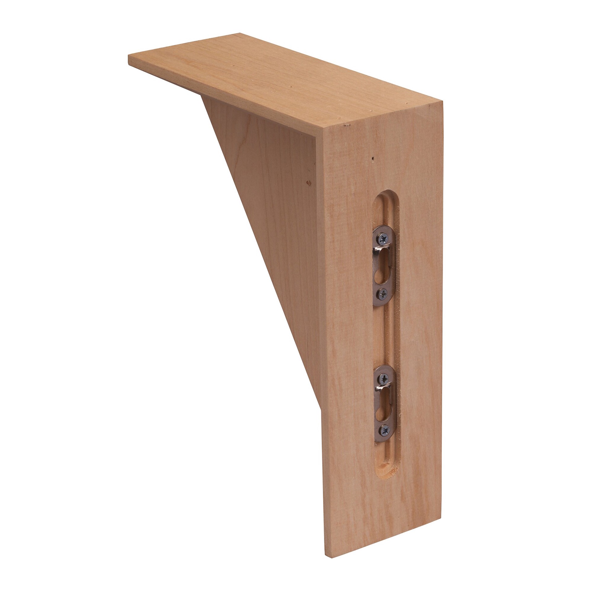 slide 5 of 5, Ornamental Mouldings 2-7/8-in x 7-in x 9-in Unfinished Birch Wood Paintable/Stainable Corbel, 1 ct