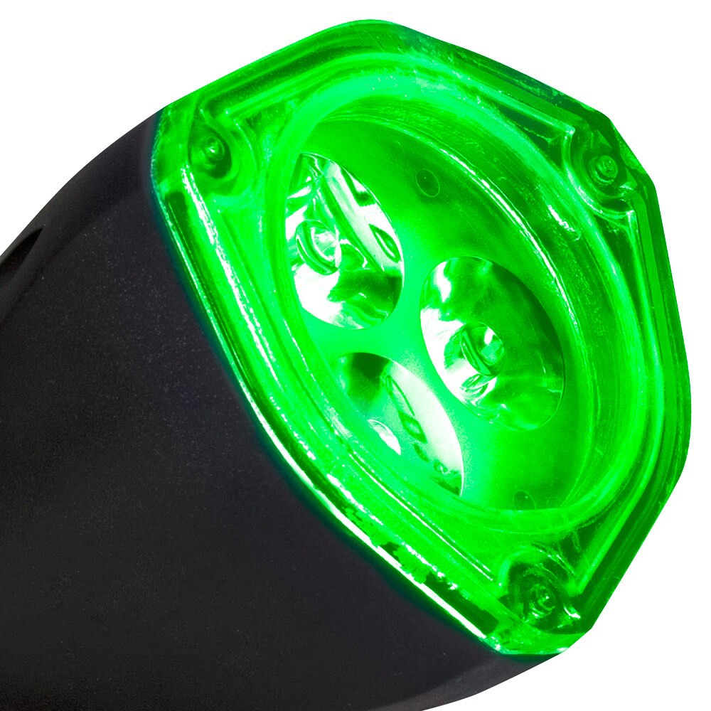 slide 3 of 5, Gemmy Lightshow Constant Green Electrical outlet Solid Christmas Indoor/Outdoor Light Show Projector, 