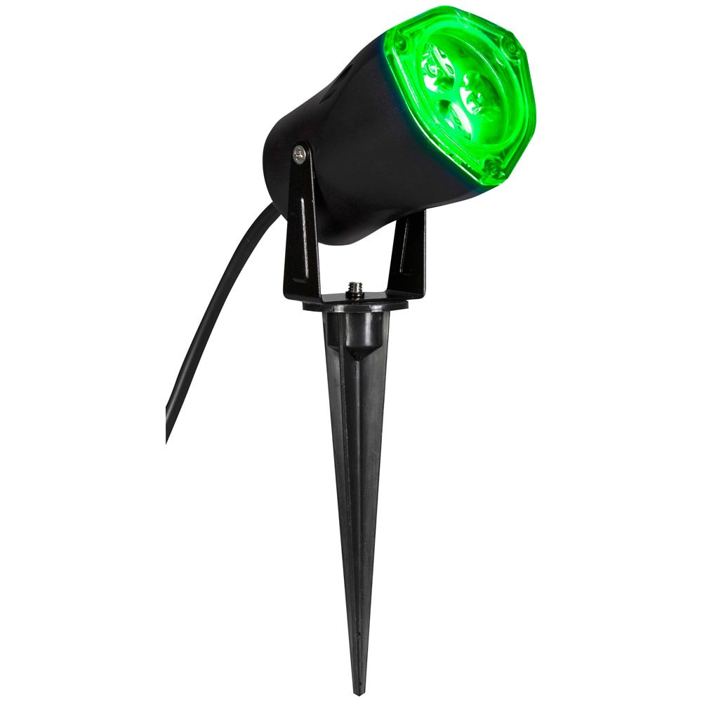 slide 1 of 5, Gemmy Lightshow Constant Green Electrical outlet Solid Christmas Indoor/Outdoor Light Show Projector, 