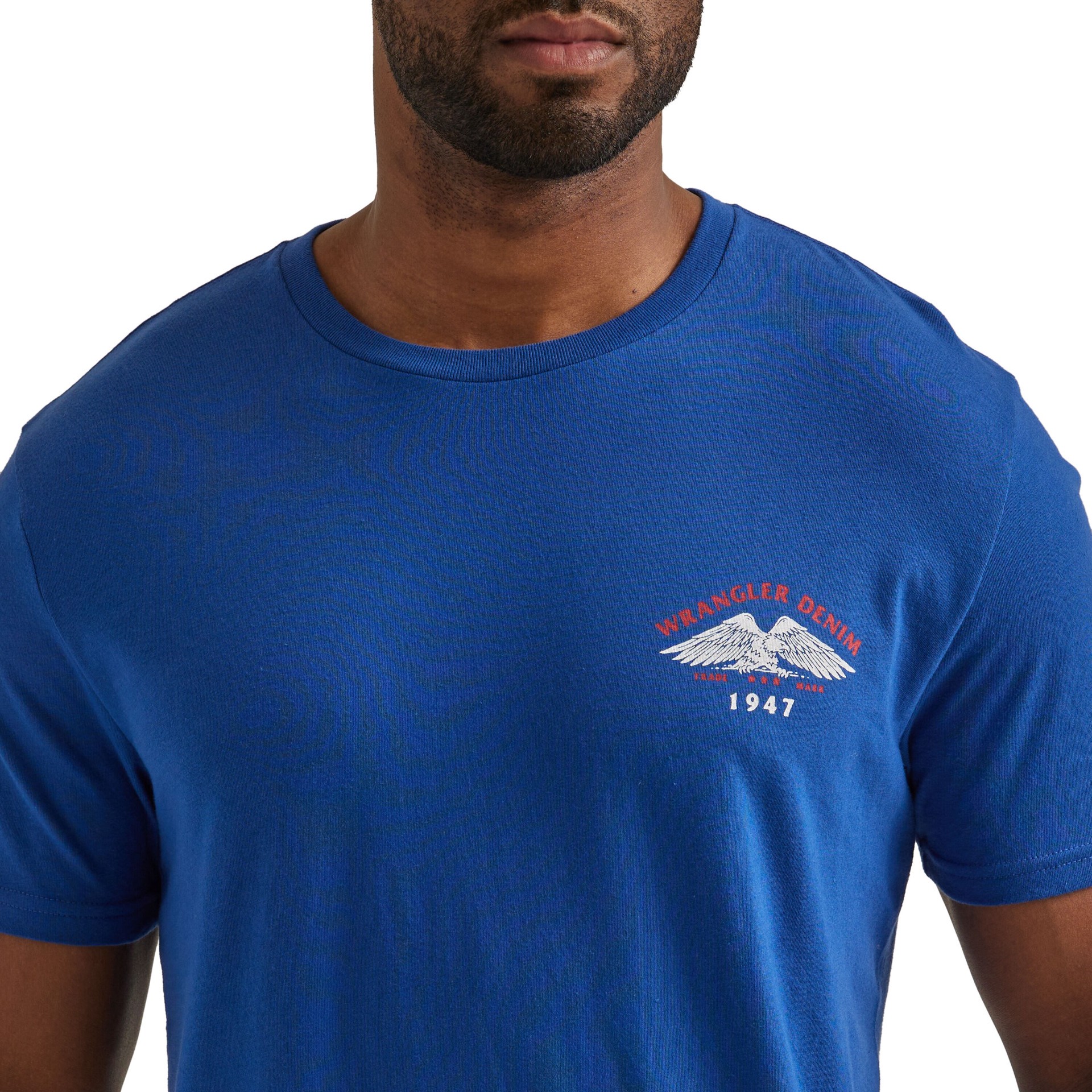 slide 3 of 4, Wrangler Graphic T-Shirt Men's Blue Light weight Knit Short sleeve Graphic T-shirt ( XL ), 1 ct