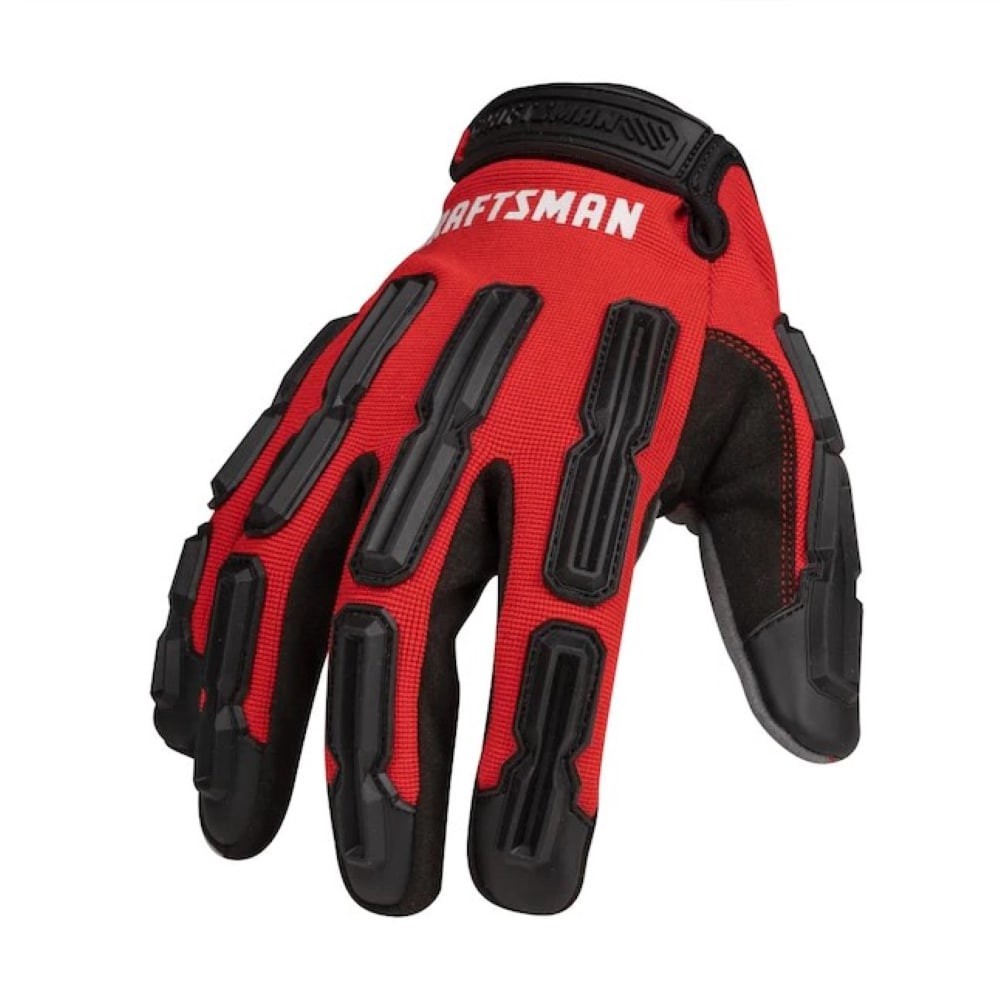 slide 2 of 6, CRAFTSMAN X-large Red Polyester Mechanical repair Gloves 1 -Pairs, 1 ct