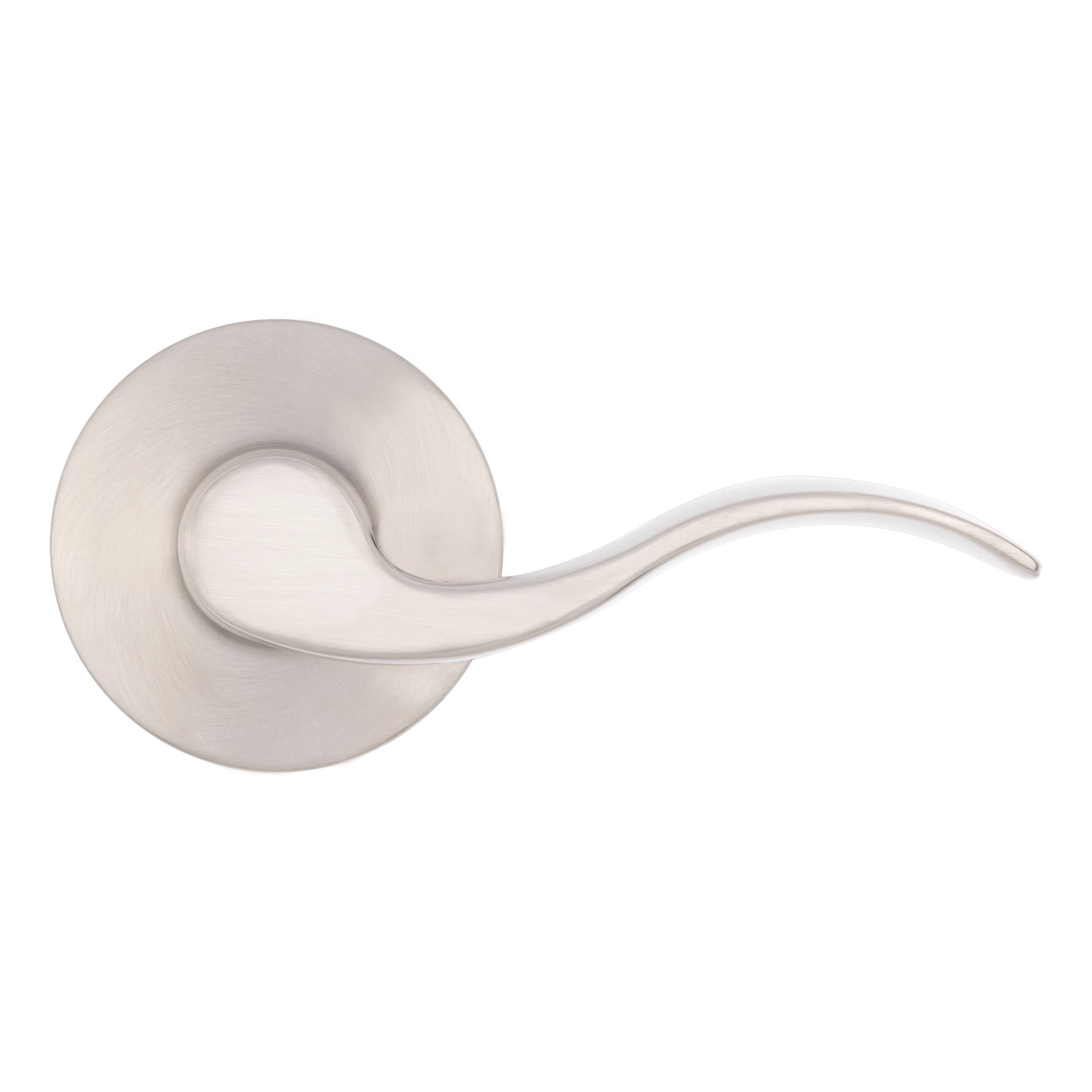 slide 5 of 6, RELIABILT Olivia Satin Nickel Interior or Hall/Closet Passage Door Handle Contractor Pack 6 -Pack, 1 ct