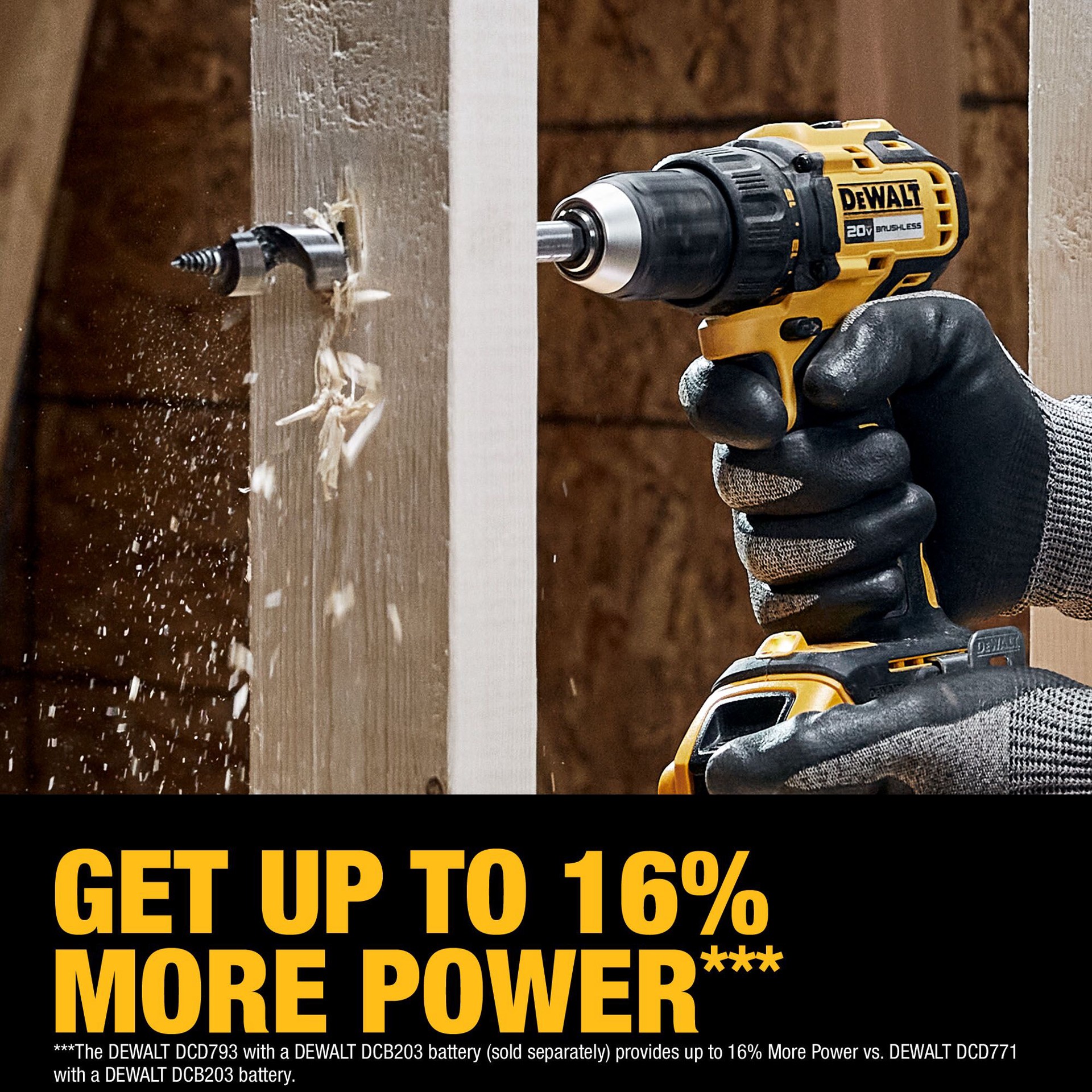 slide 5 of 6, DEWALT 20-volt Max 1/2-in Keyless Brushless Cordless Drill ( 1 -Batteries Included, and Charger Included ), 1 ct