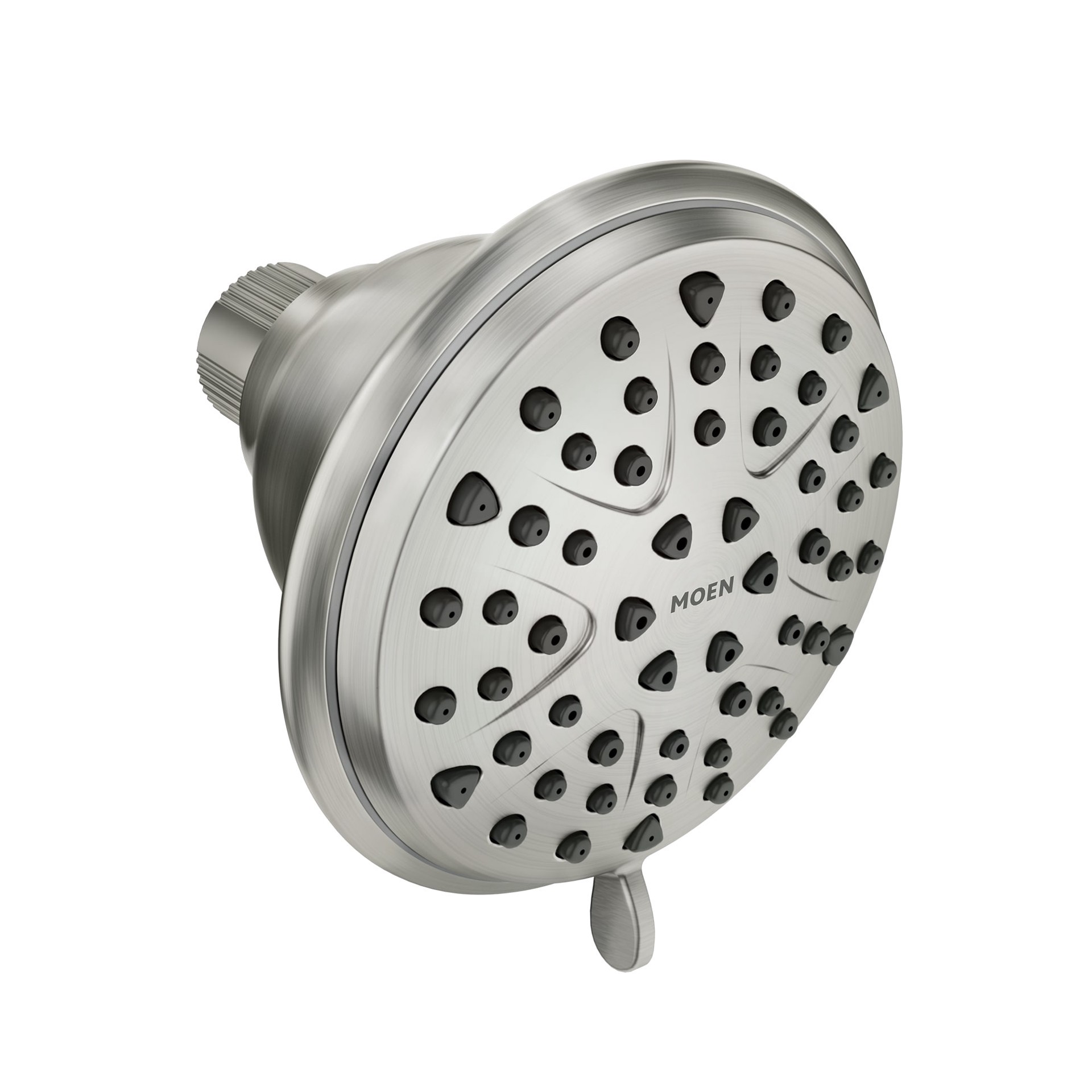 slide 6 of 6, Moen Attune 8.0 -Spray Spot Resist Brushed Nickel 3.88-in Round Fixed Shower Head 1.75 GPM, 1 ct