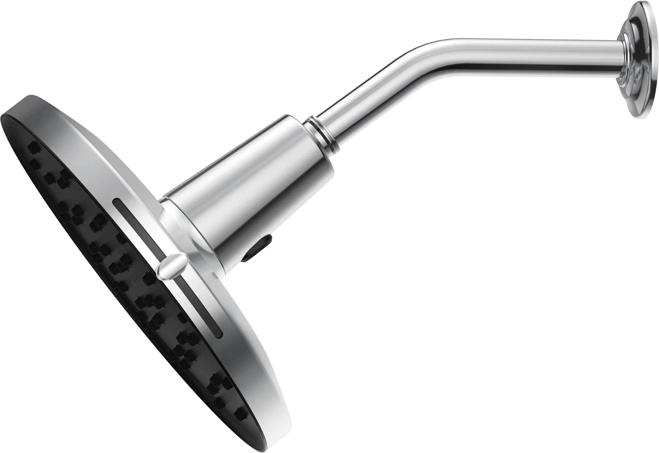 slide 3 of 6, Moen Verso Magnetix Eco-Performance 1.0 -Spray Spot Resist Brushed Nickel 9-in Round Rain Shower Head 1.75 GPM, 1 ct