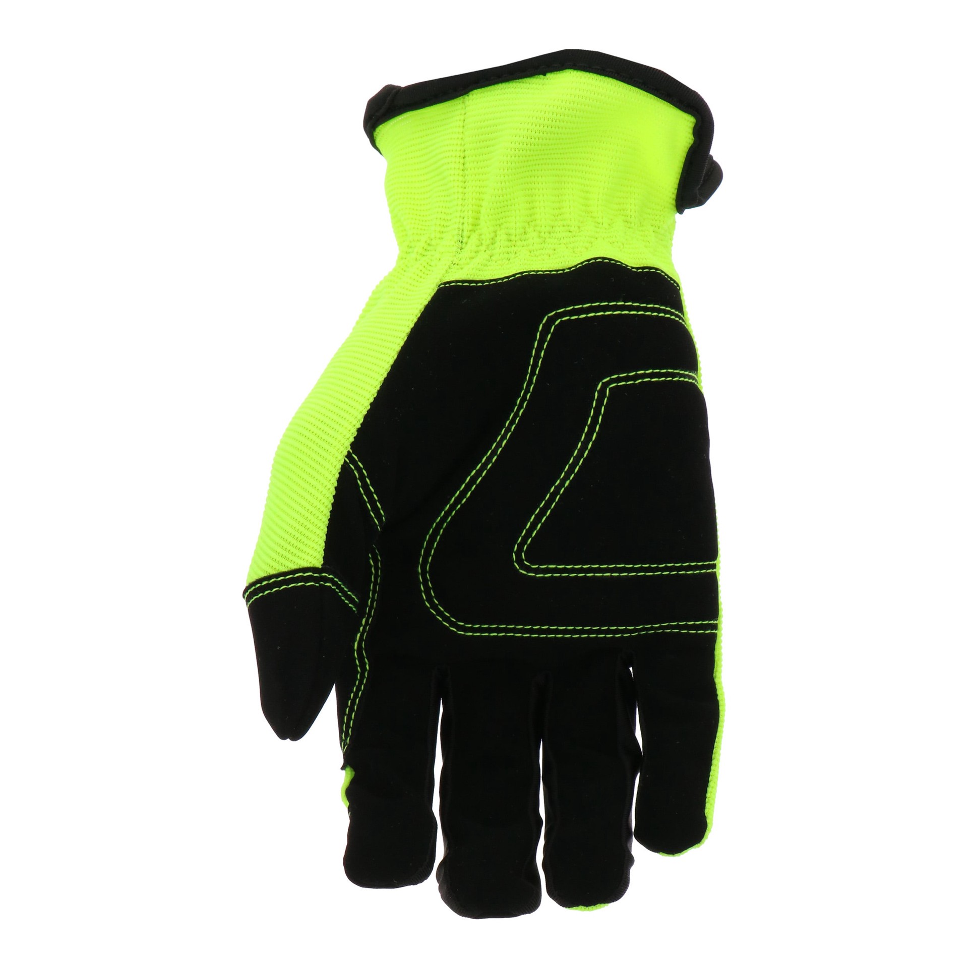 slide 4 of 5, Project Source Large Yellow Synthetic leather Construction Gloves 3 -Pairs, 1 ct