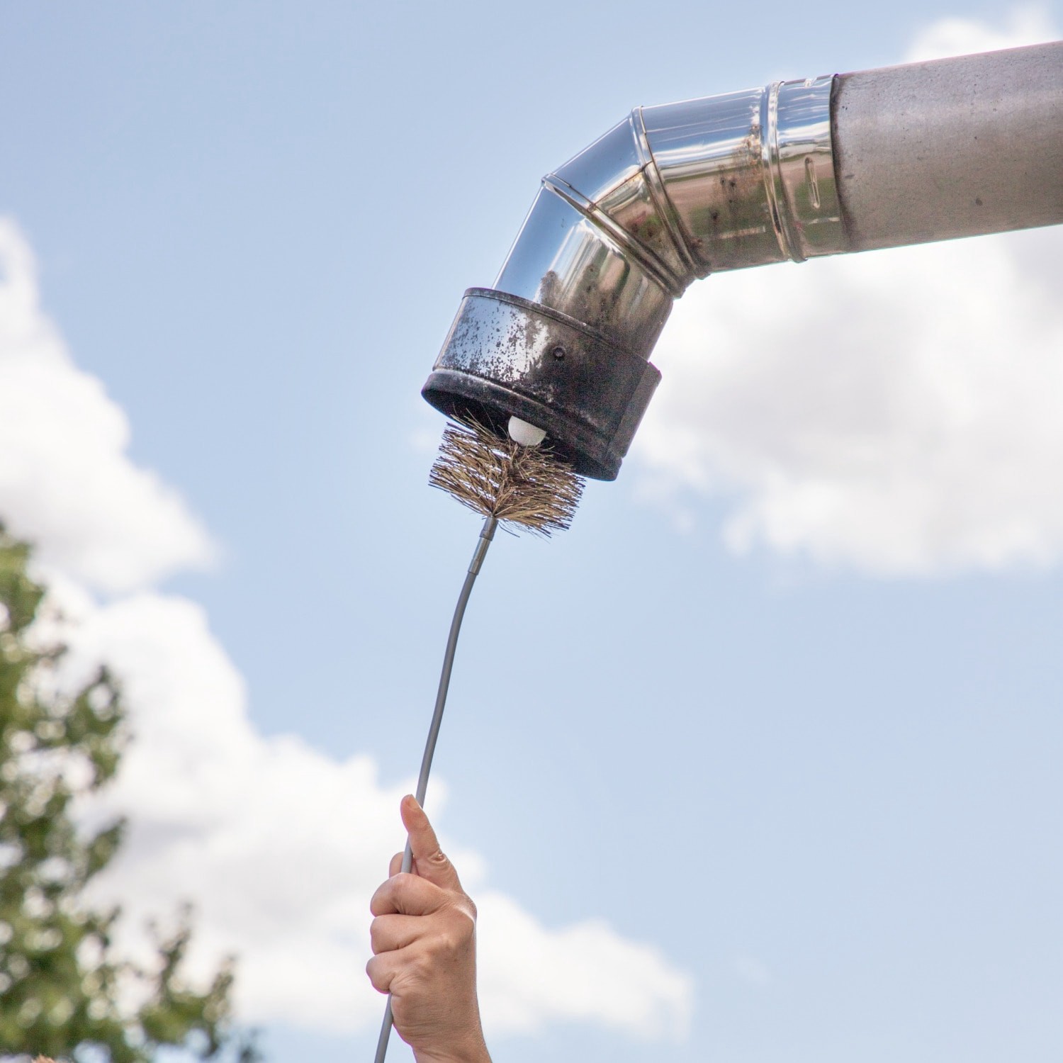 slide 4 of 5, IMPERIAL Straw color Pellet stove brush, 1 ct