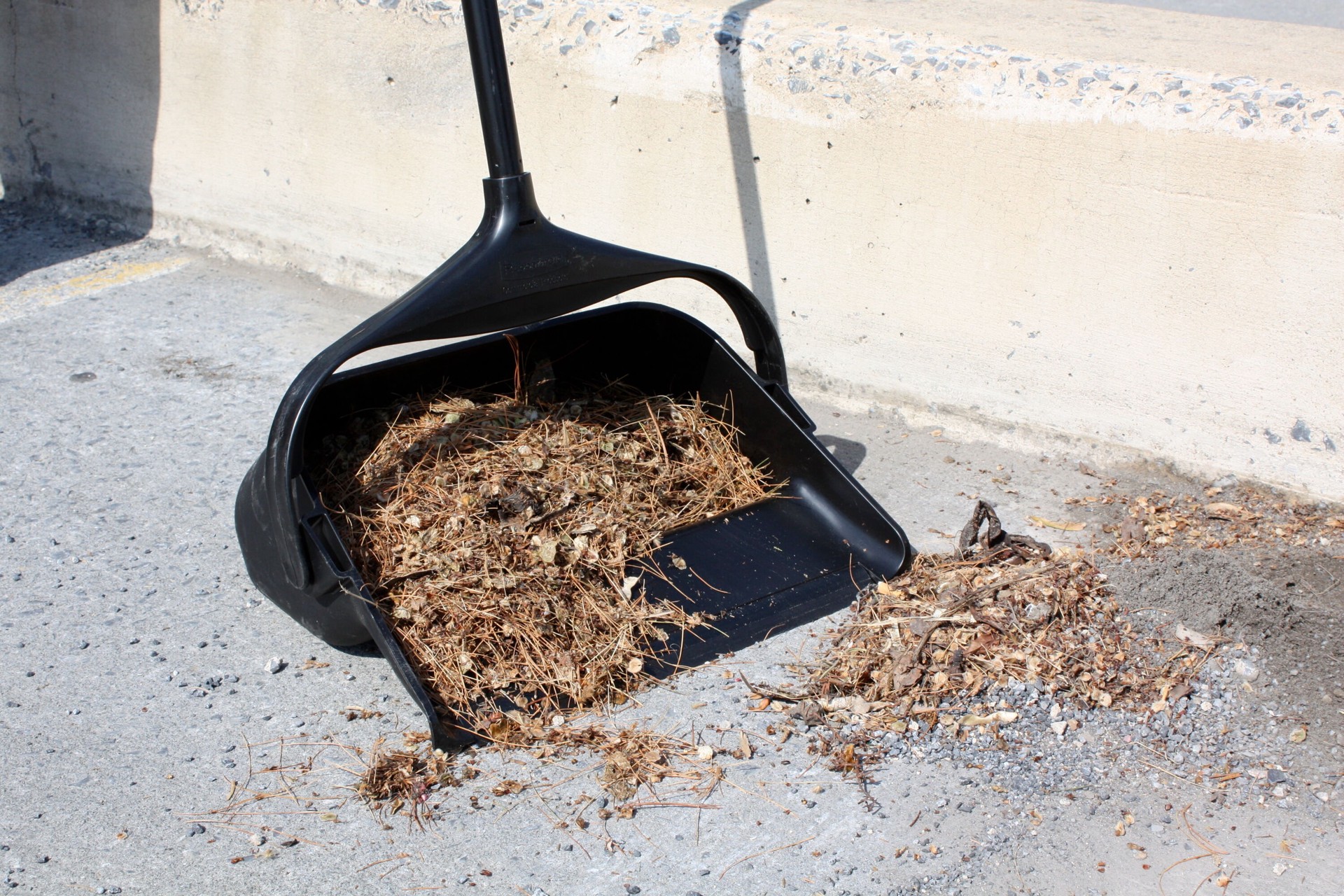 slide 4 of 4, Rubbermaid Commercial Products Plastic Lobby Pro Upright dustpan, 1 ct