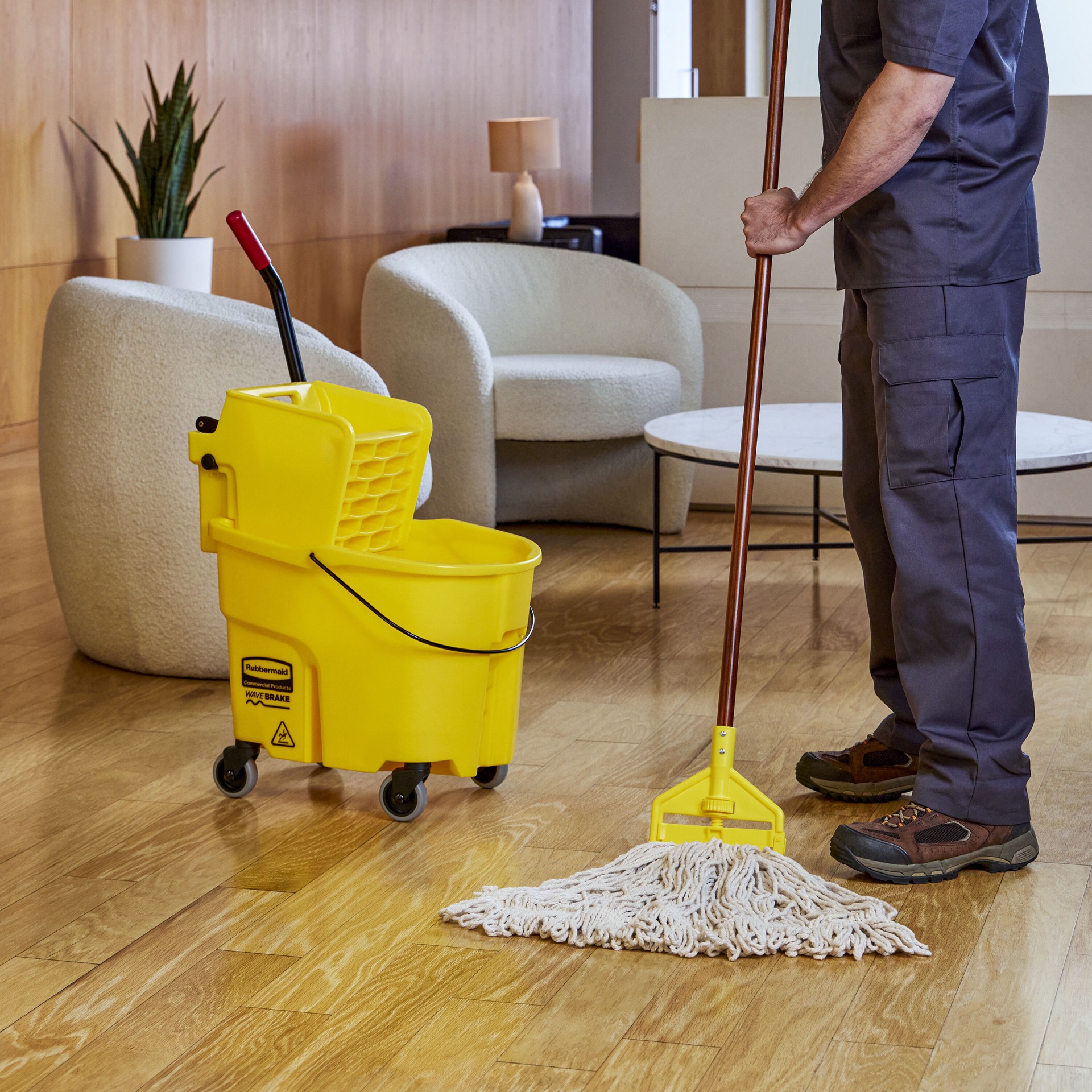 slide 3 of 4, Rubbermaid Commercial Products Cotton Non-wringing String Mop, 1 ct