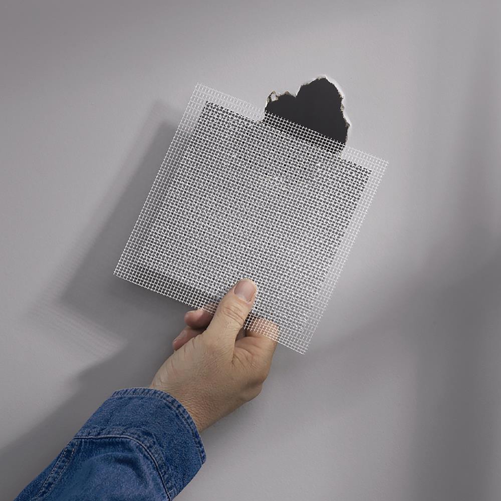 slide 3 of 4, Saint-Gobain ADFORS Aluminum 4-in x 4-in Drywall Repair Patch 24 -Pack, 1 ct