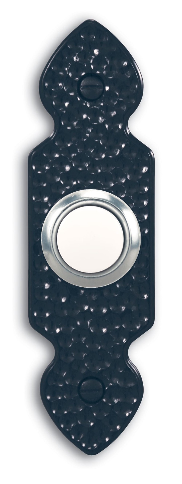 slide 1 of 1, Utilitech Wired Lighted Black Doorbell Button, 1 ct