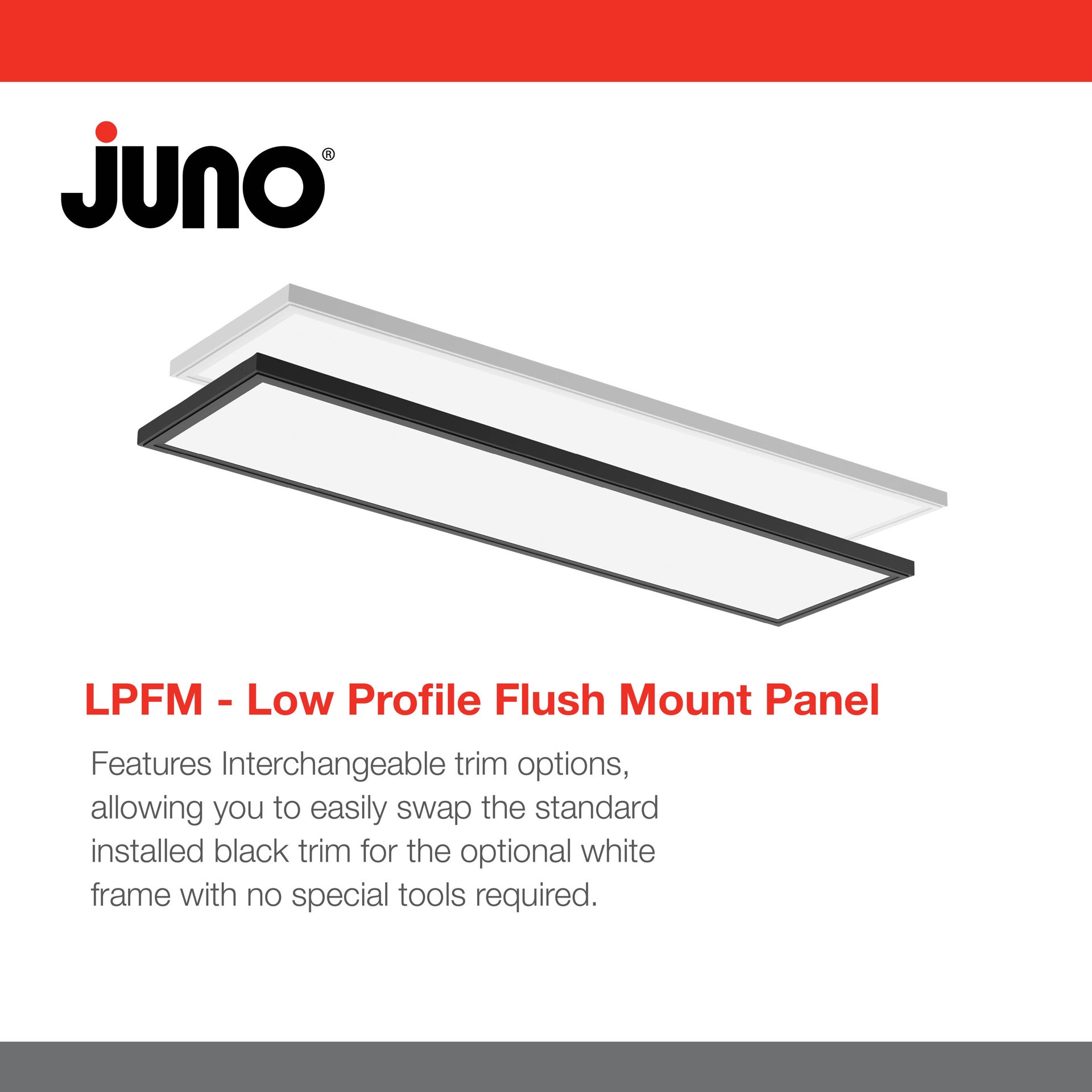 slide 4 of 6, Juno 1-ft x 4-ft Soft White LED Panel Light, 1 ct