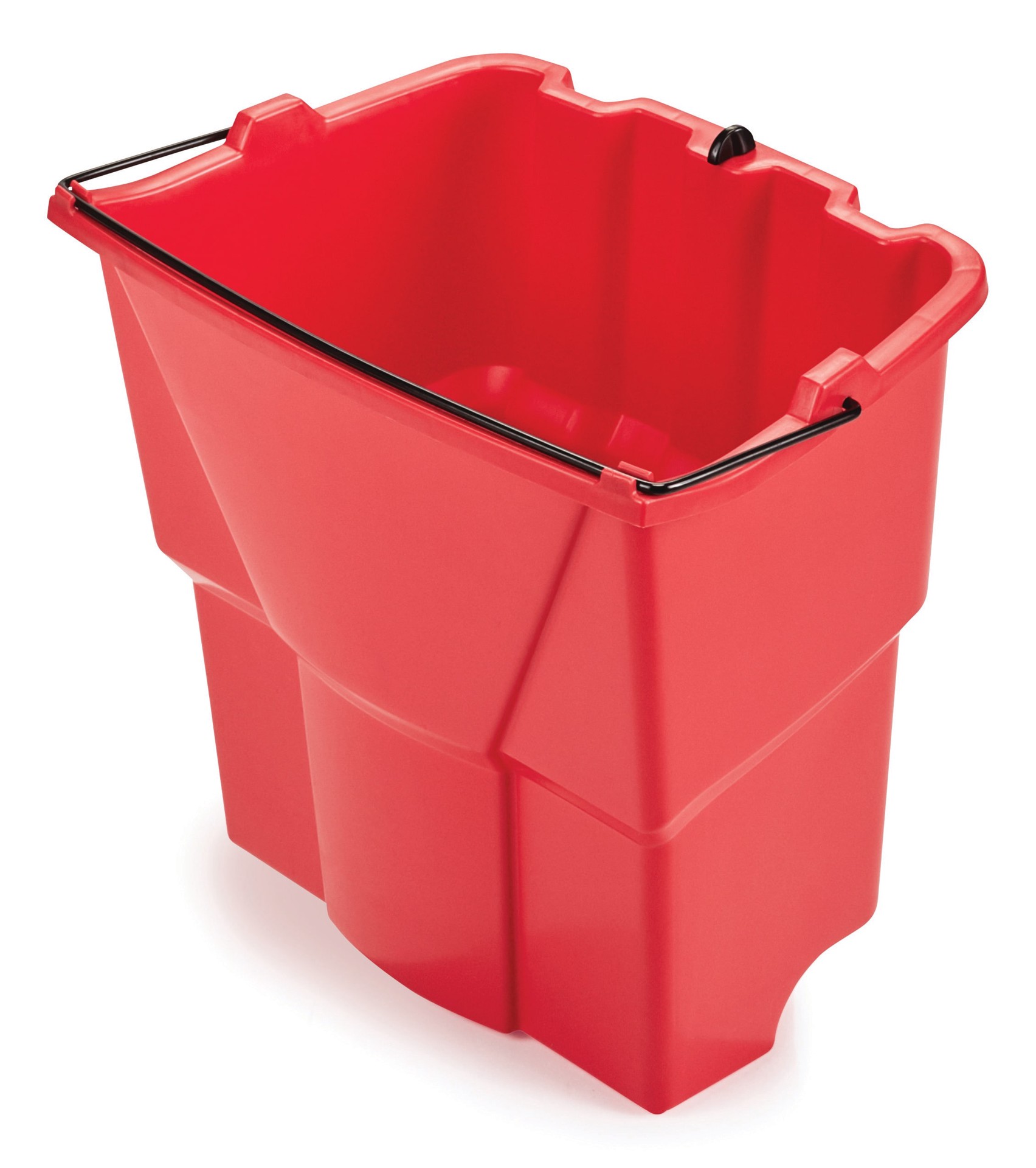 slide 1 of 6, Rubbermaid Commercial Products Wavebrake 18 Qt Dirty Water Bucket, Red, 1 ct