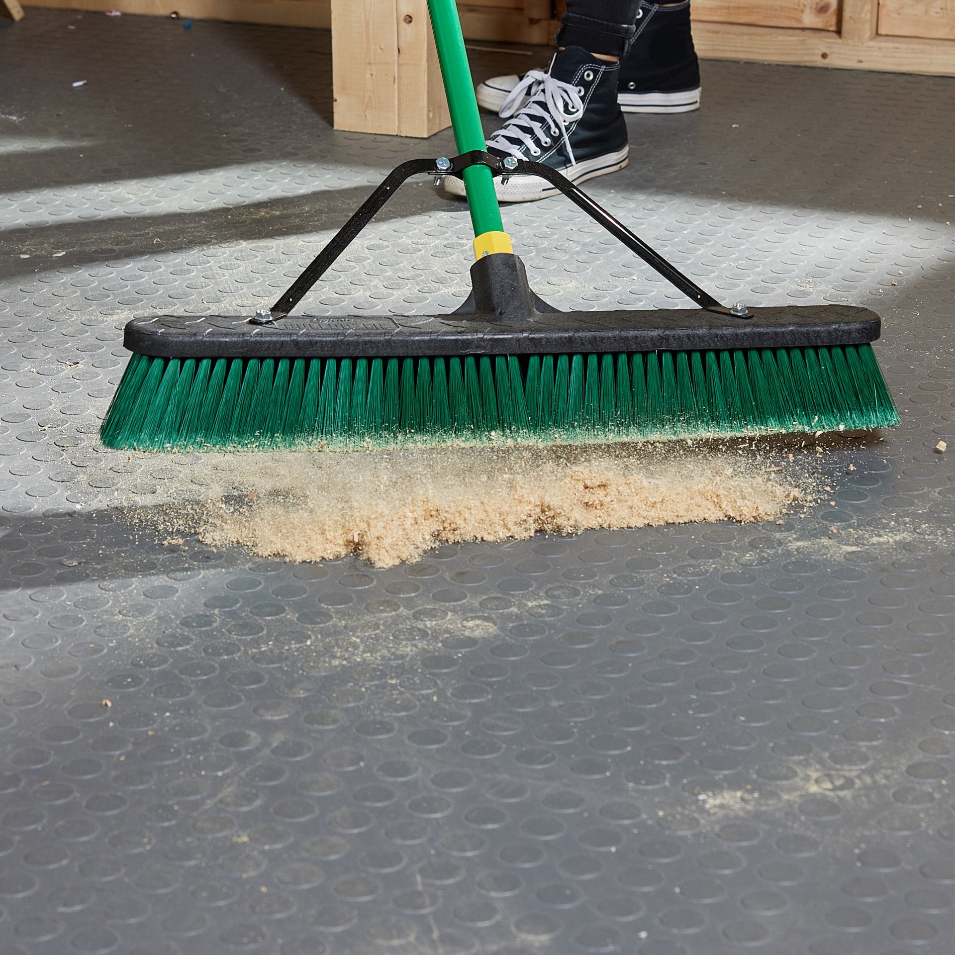 slide 5 of 6, Quickie Bulldozer 24-in Poly fiber Multi-surface All-purpose Push Broom, 1 ct