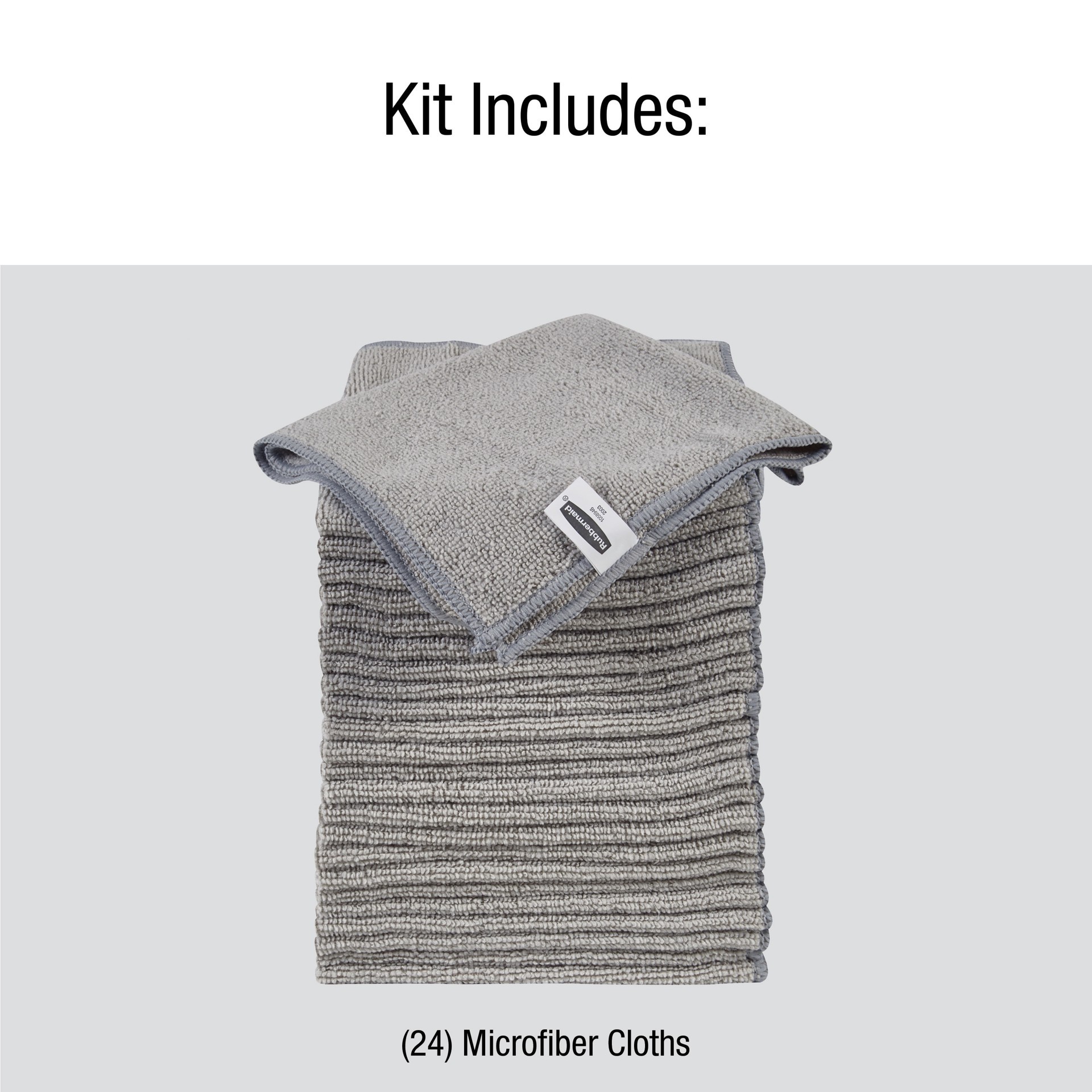 slide 6 of 6, Rubbermaid 24 -Pack Microfiber Cloth, 1 ct