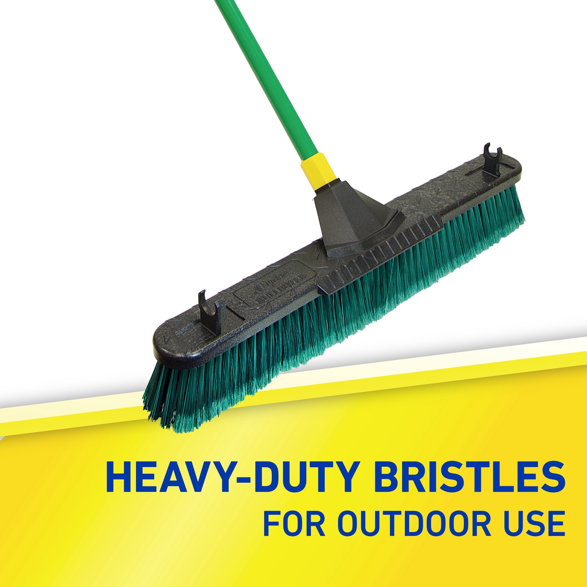 slide 4 of 4, Quickie 24-in Poly fiber Rough surface All-purpose Push Broom, 1 ct