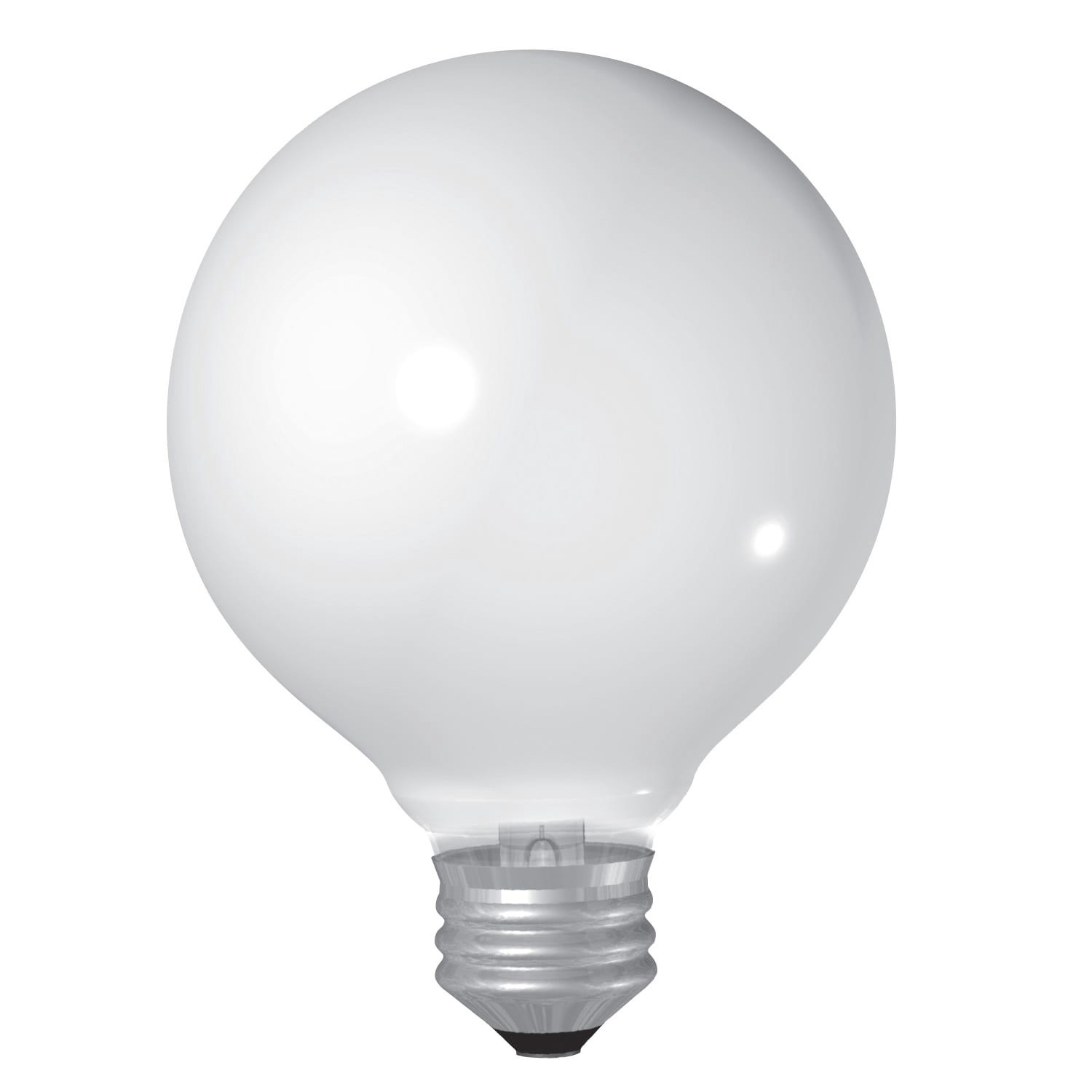 slide 3 of 6, GE Incandescent Soft White 25 -Watt EQ G25 Soft white Medium base (E-26) Dimmable Incandescent Decorative Light Bulb 3 -Pack, 1 ct