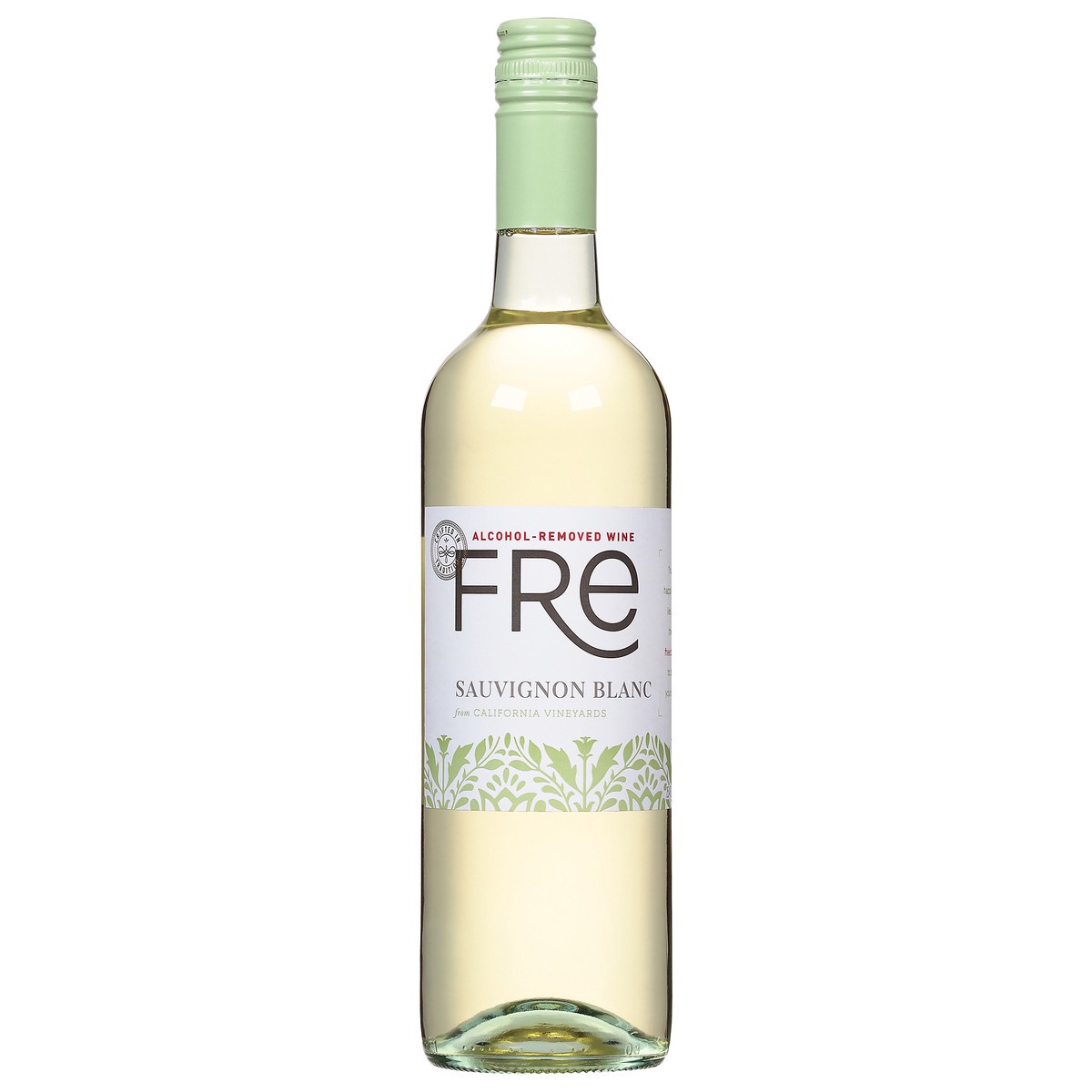 slide 4 of 5, FRE Sauvignon Blanc White Wine, Alcohol-Removed, 750mL Wine Bottle, 750 mL
