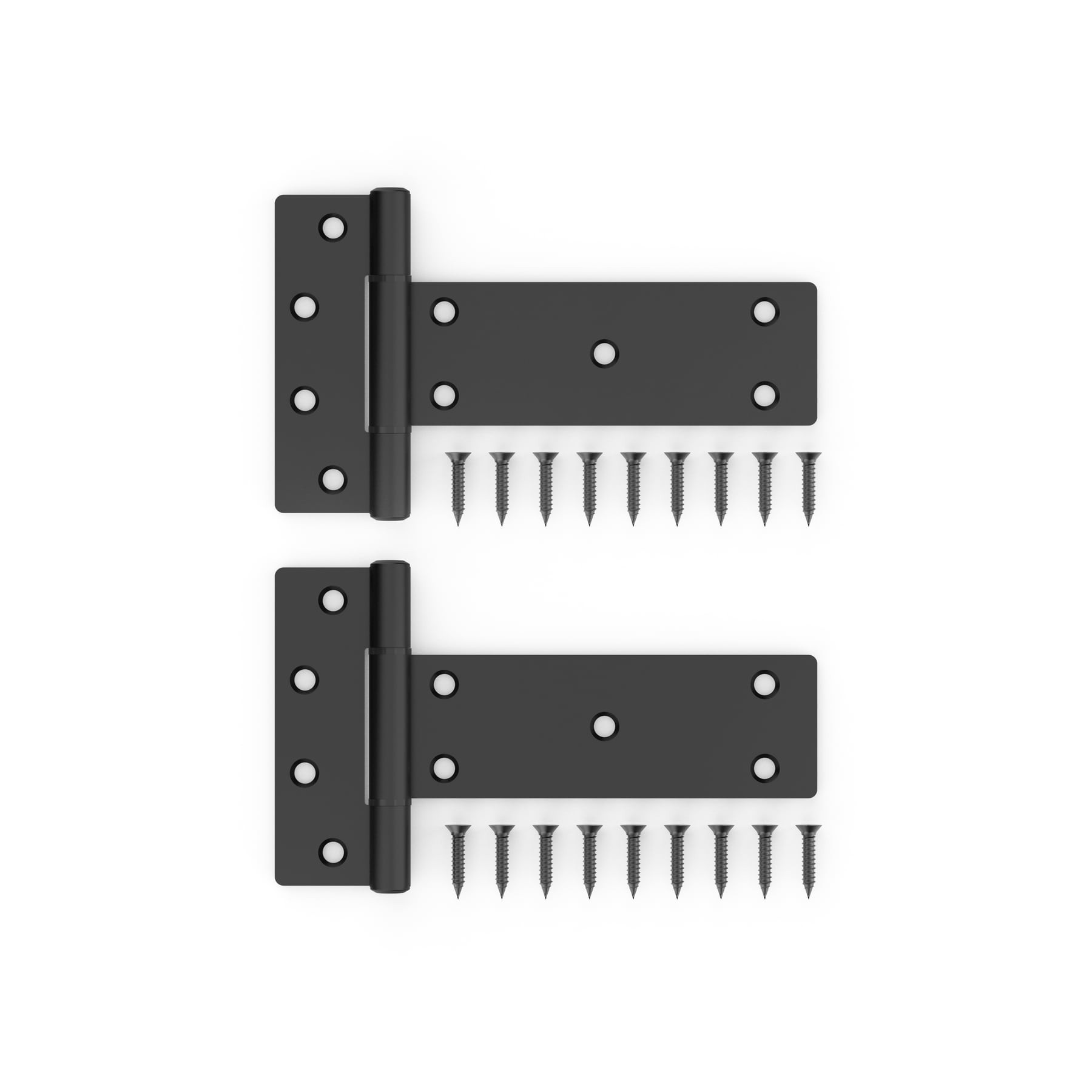 slide 3 of 6, National Hardware 2 -Pack Black Gate hinge, 1 ct