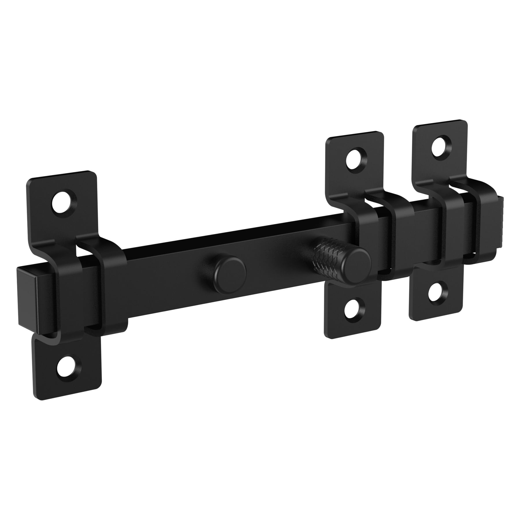 slide 1 of 6, National Hardware Black Gate latch, 1 ct