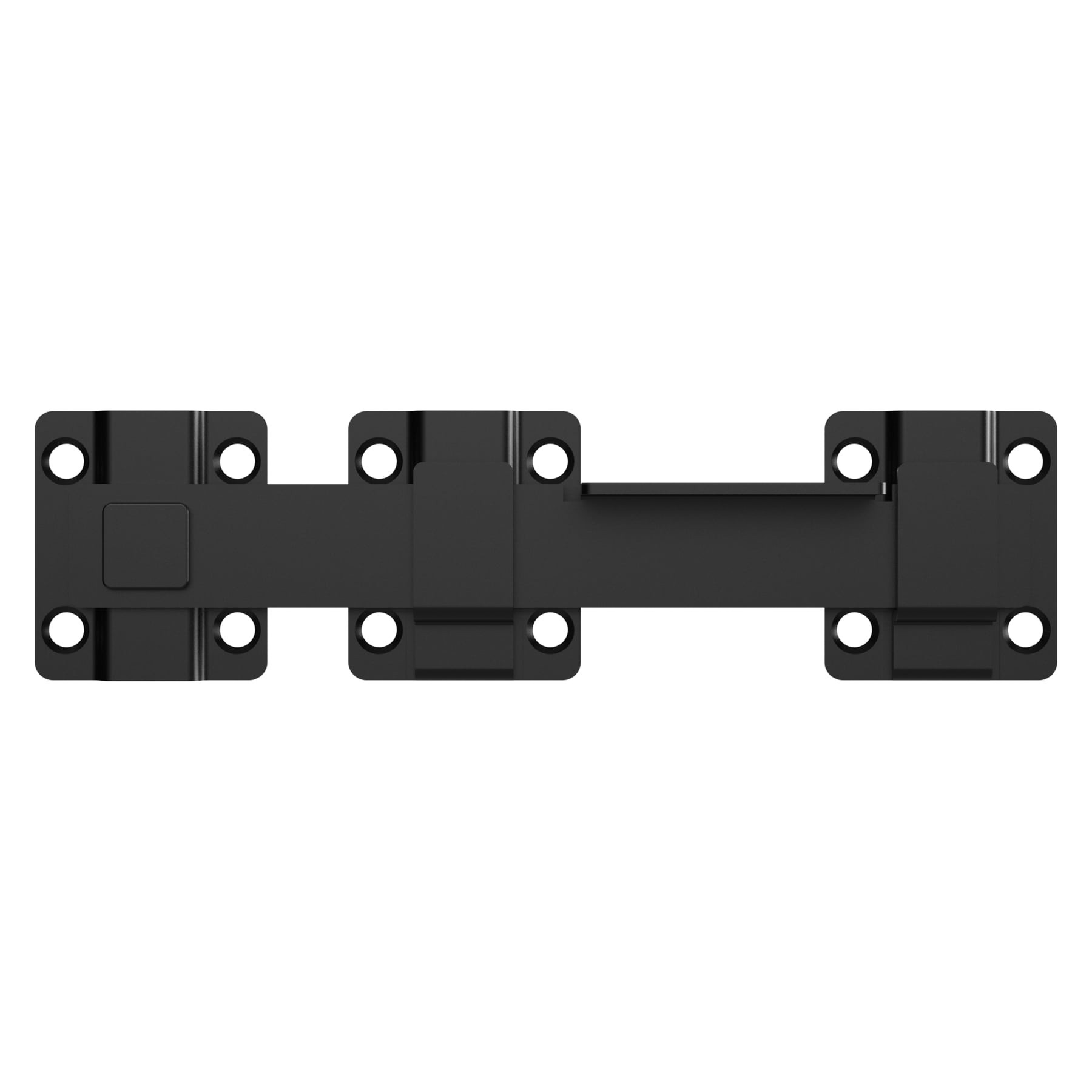 slide 2 of 6, National Hardware 7-3/4-in Black Gate latch, 1 ct