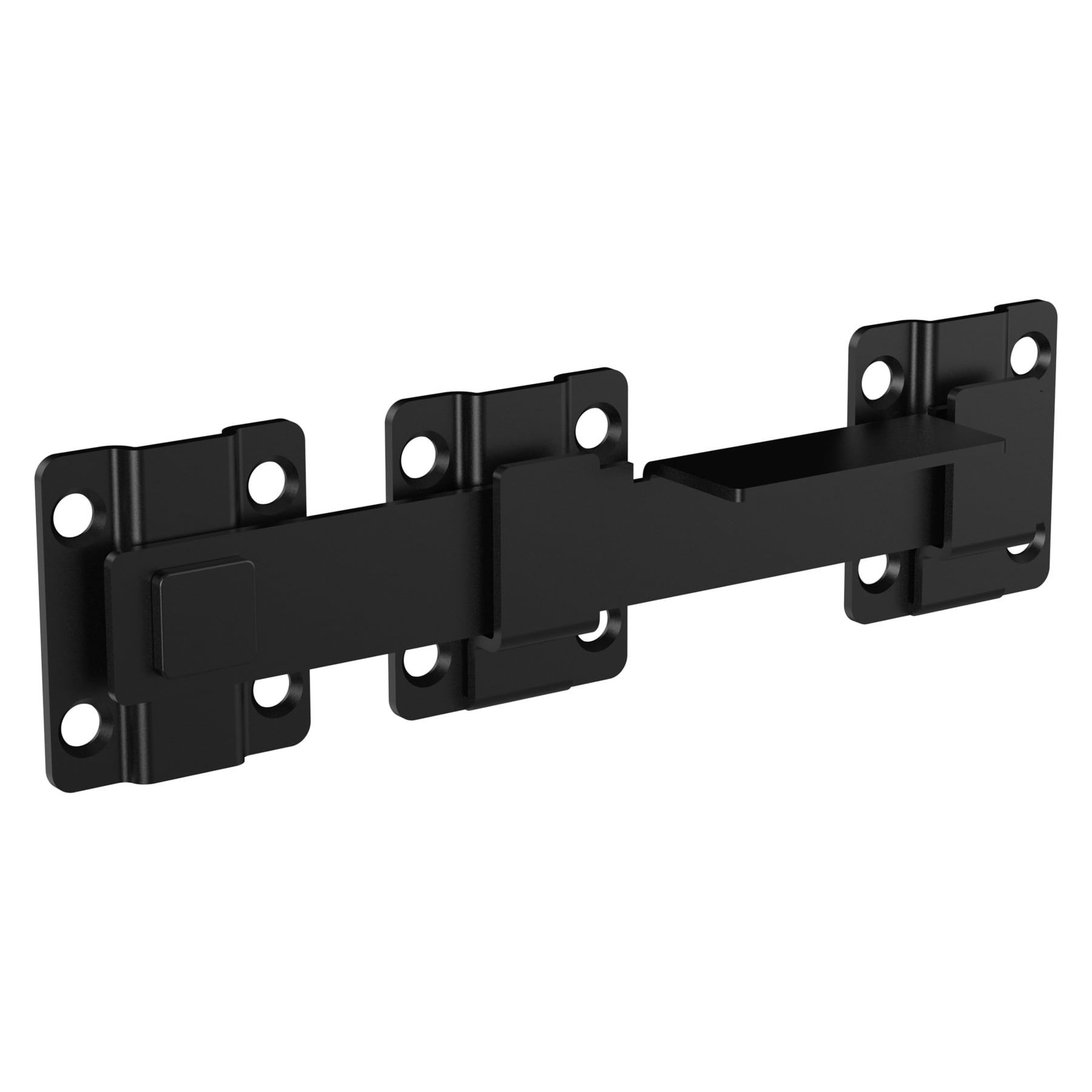 slide 1 of 6, National Hardware 7-3/4-in Black Gate latch, 1 ct