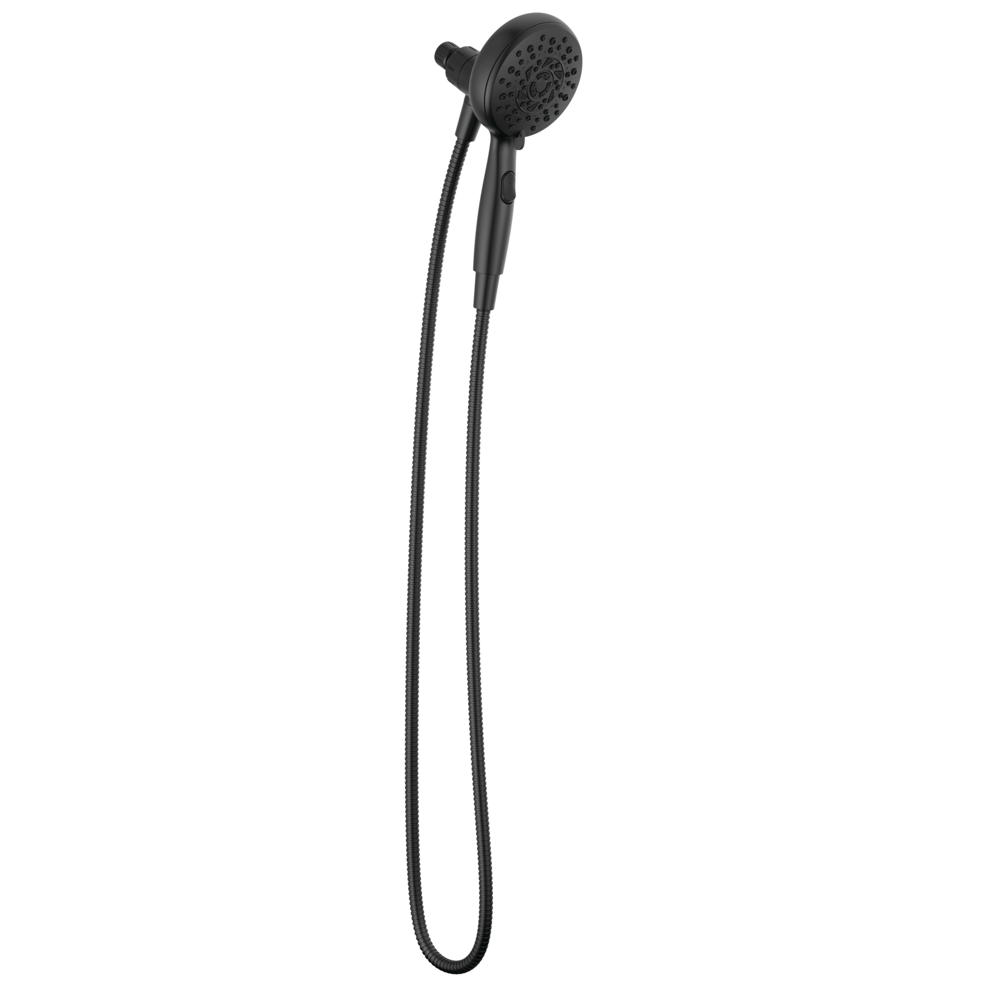 slide 1 of 6, Delta SureDock Magnetic 6.0 -Spray Matte Black 4.88-in Round High Pressure Handheld Shower Head 1.75 GPM, 1 ct