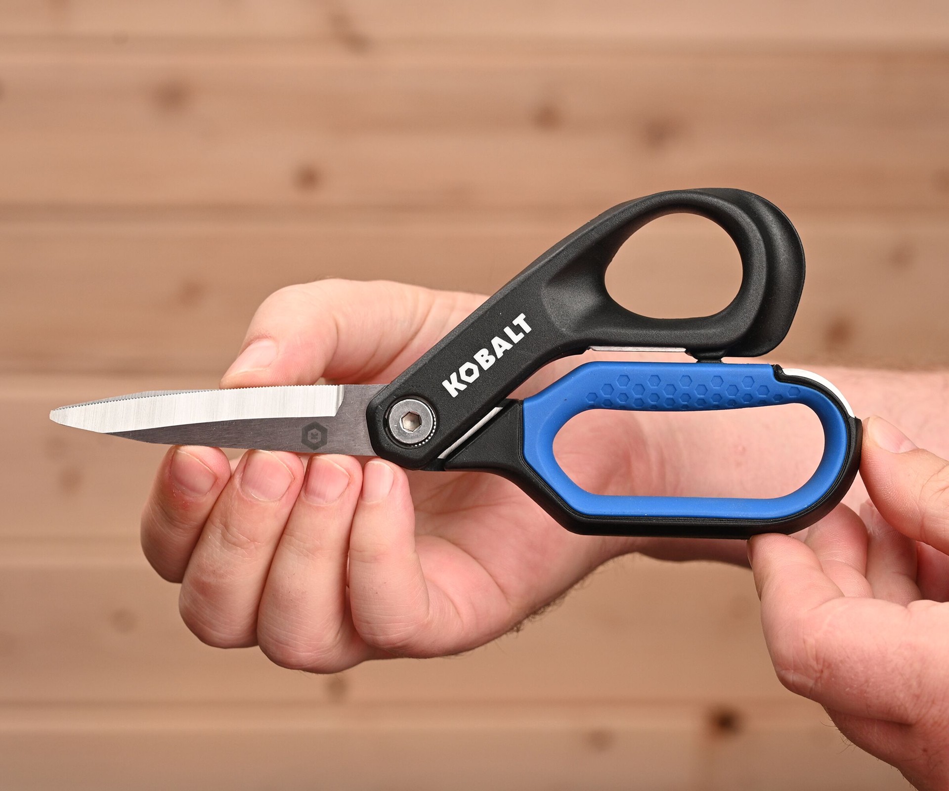 slide 3 of 6, Kobalt Stainless steel 2pc Heavy-Duty Scissors, 1 ct