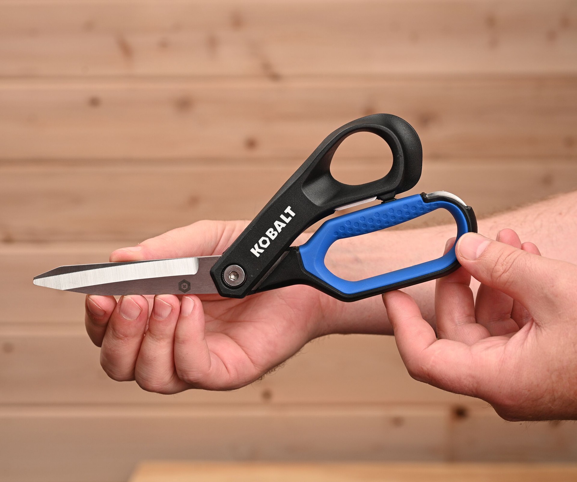 slide 4 of 6, Kobalt Stainless steel 2pc Heavy-Duty Scissors, 1 ct