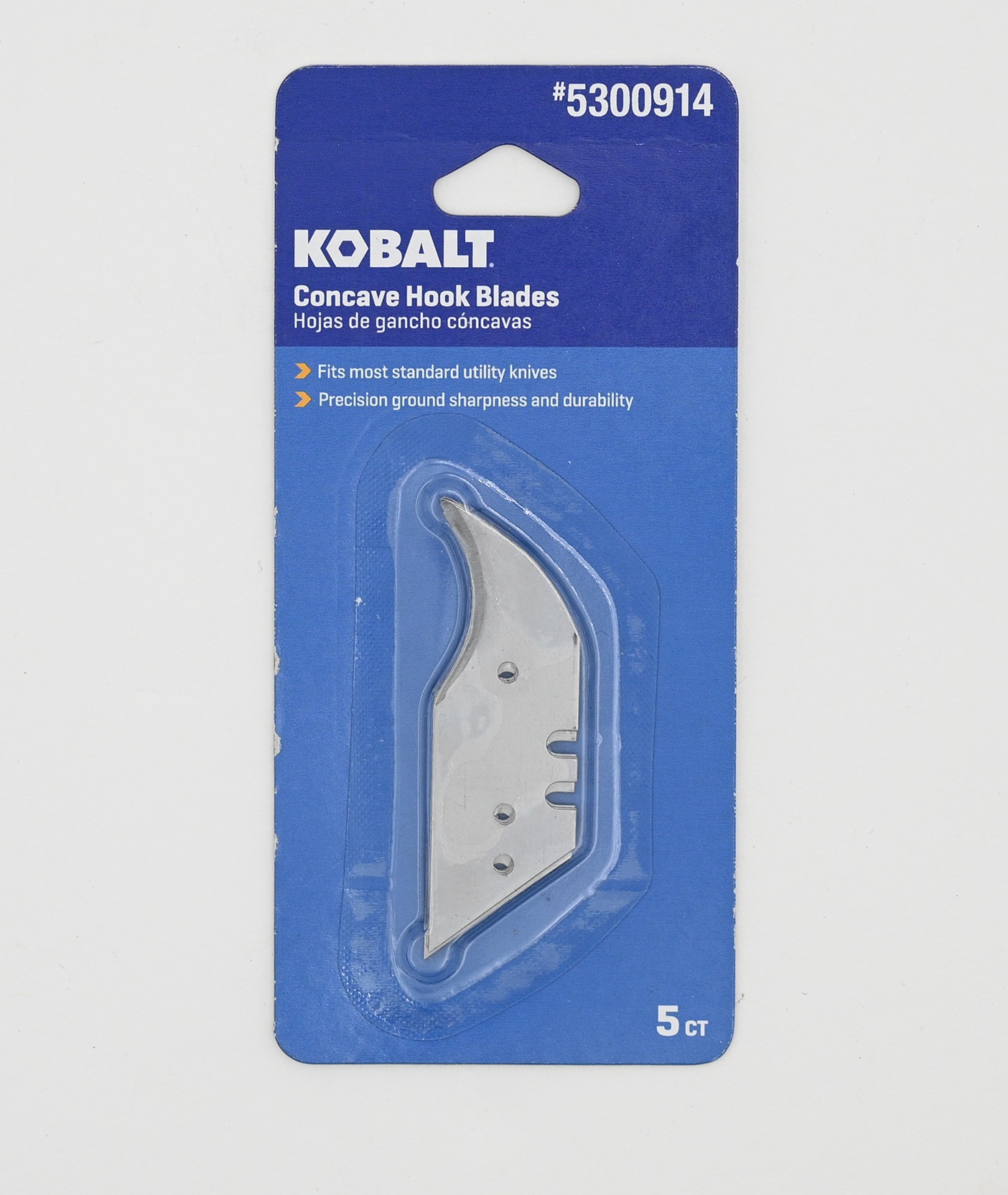 slide 2 of 6, Kobalt 5.5mm Carbon steel Hook Utility Razor Blade ( 5 -Pack ), 1 ct
